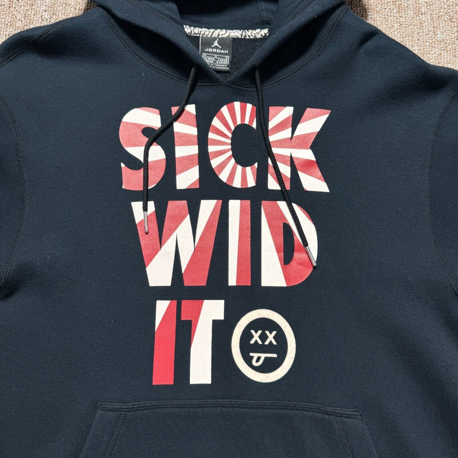 Jordan Brand Air Jordan Sick Wid it Flu Game 12 Pullover Hoodie Size US M / EU 48-50 / 2 - 4 Thumbnail