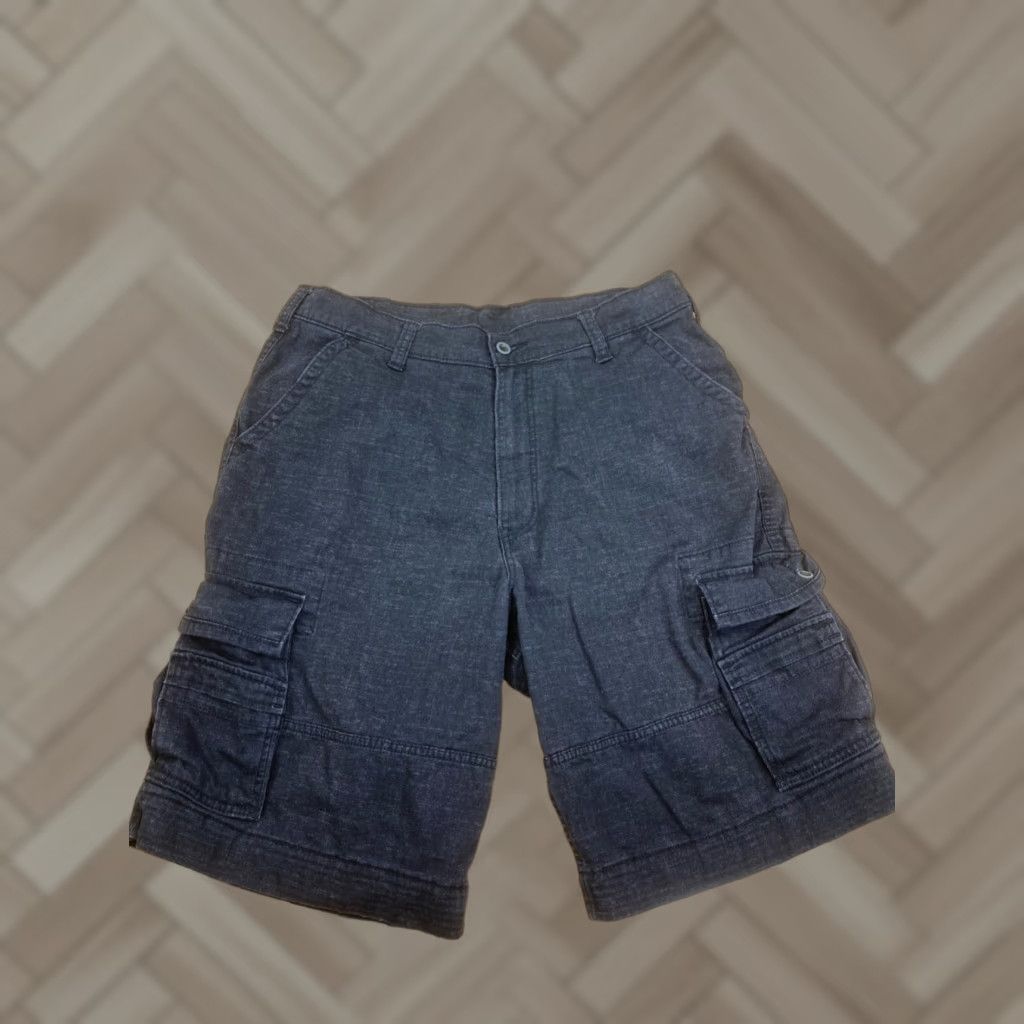 Levi's Levi’s Cargo Shorts Mens 34 Navy Blue Pockets Cargo Regular Blue Men 34 (Navy) Size US 34 / EU 50 - 1 Thumbnail