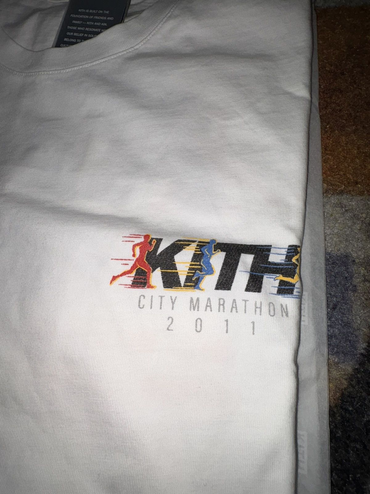 Kith Kith City Marathon Vintage Tee White Size US L / EU 52-54 / 3 - 3 Thumbnail