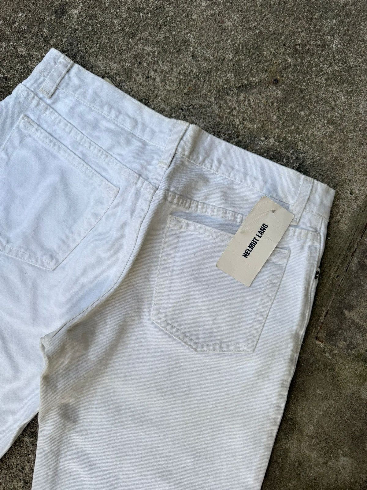 Helmut Lang helmut lang 2003 archive white jeans Size 28" / US 6 / IT 42 - 2 Thumbnail