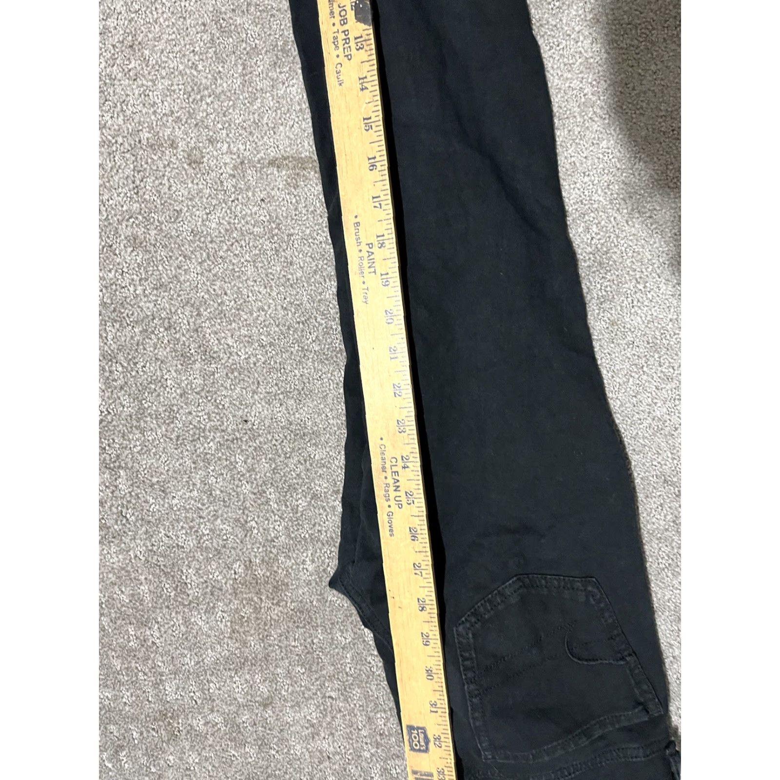 American Eagle Outfitters VINTAGE American Eagle Black Stretch Mid Rise Jegging Pants Solid Womens 2 Black Denim Jeans Size 26" / US 2 / IT 38 - 6 Thumbnail