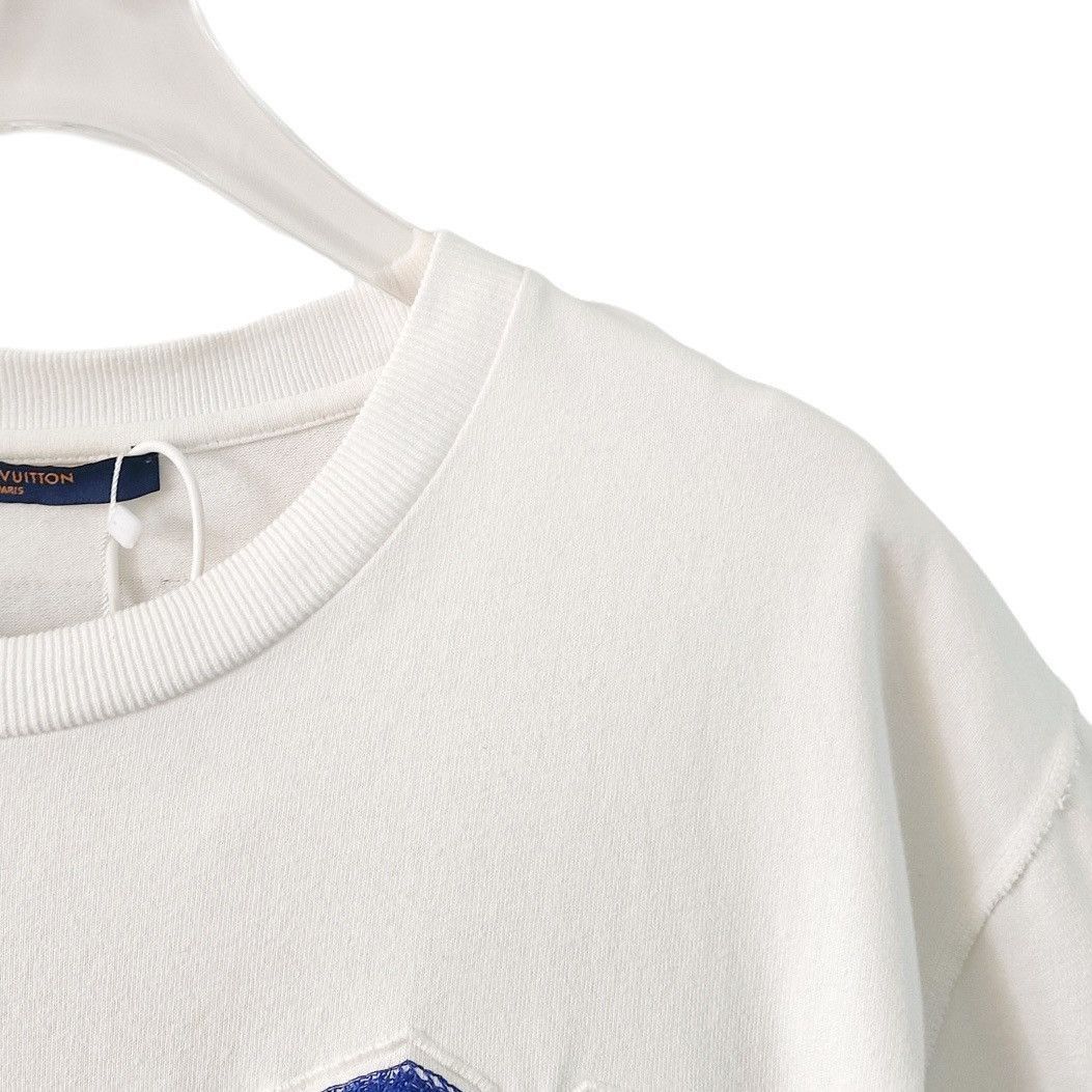 Louis Vuitton White Graphic Short-Sleeve T-Shirt Size US L / EU 52-54 / 3 - 3 Thumbnail
