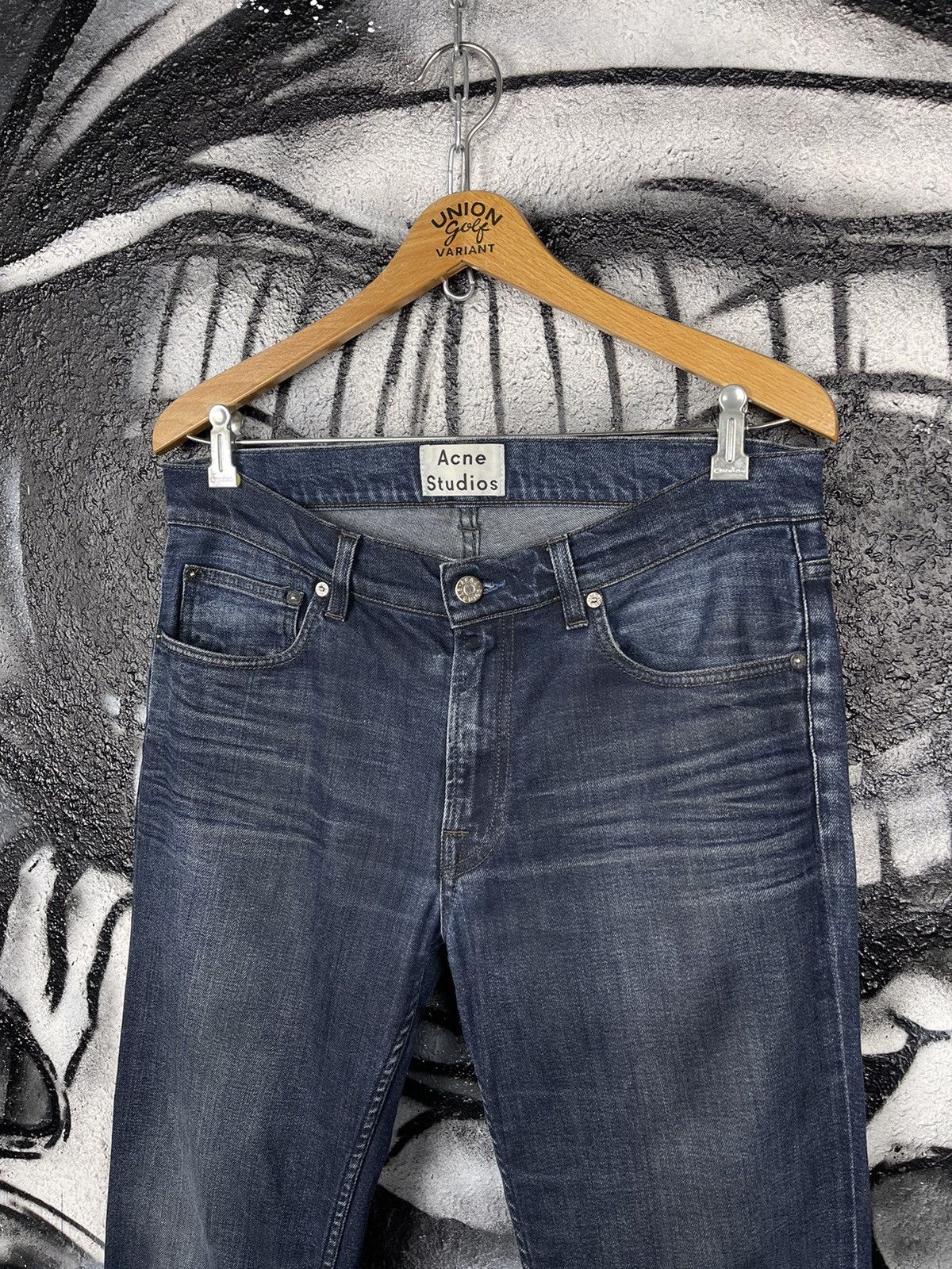 Acne Studios Acne Studios Ace Oreo Denim Jeans Men’s Size W33 L34 Size US 32 / EU 48 - 2 Thumbnail