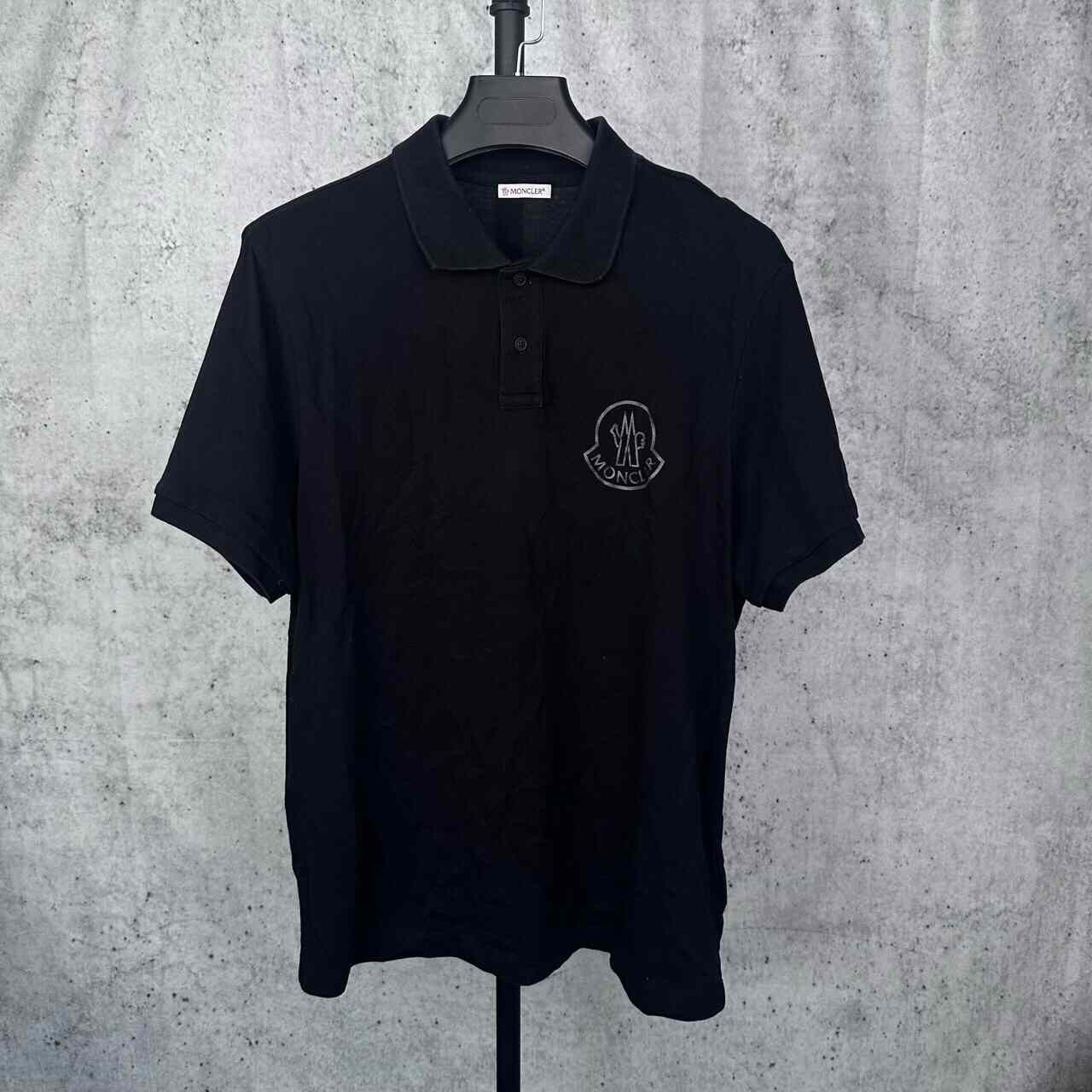 Moncler Moncler Retro Black Polo xl Men Size US XL / EU 56 / 4 - 1 Thumbnail