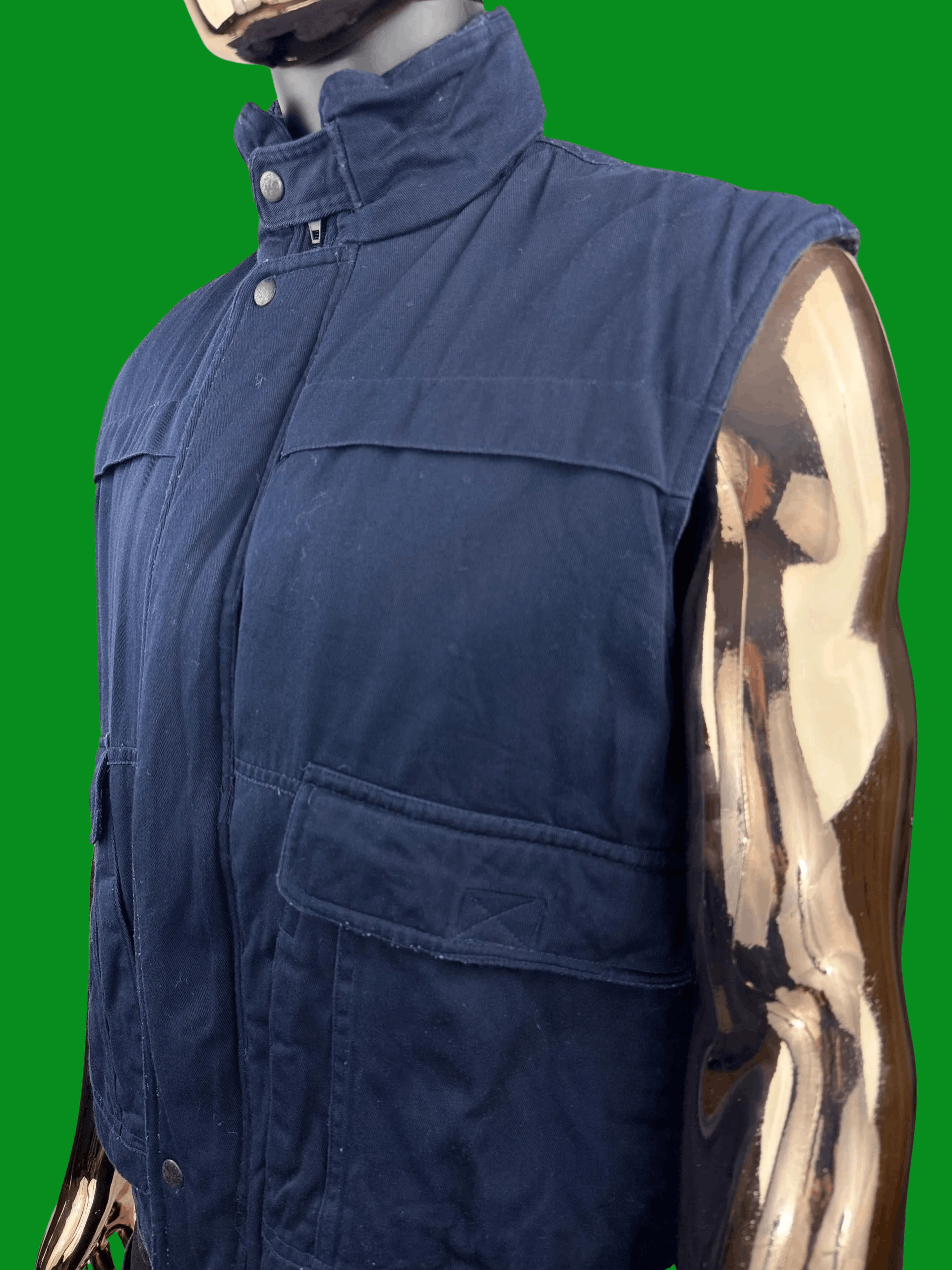 Vintage VTG North Bay LTD Canvas Utility Vest – Warm Insulated Size US M / EU 48-50 / 2 - 1 Thumbnail