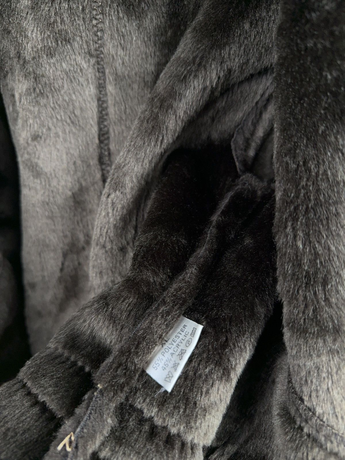 Japanese Brand 00s Y2K Missy Faux Fur Shearling Jacket IfSixWasNine Style Size XL / US 12-14 / IT 48-50 - 8 Thumbnail