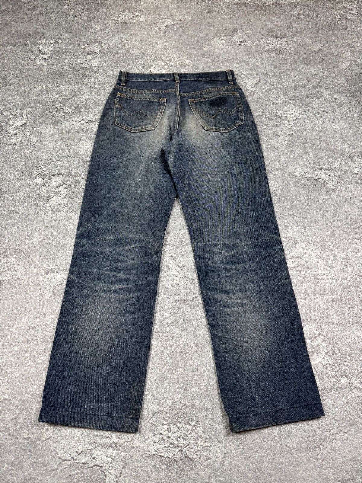 If Six Was Nine 2000s Wrangler Y2K Flare Bootcut Washed Jeans Size 30 Size US 30 / EU 46 - 9 Thumbnail