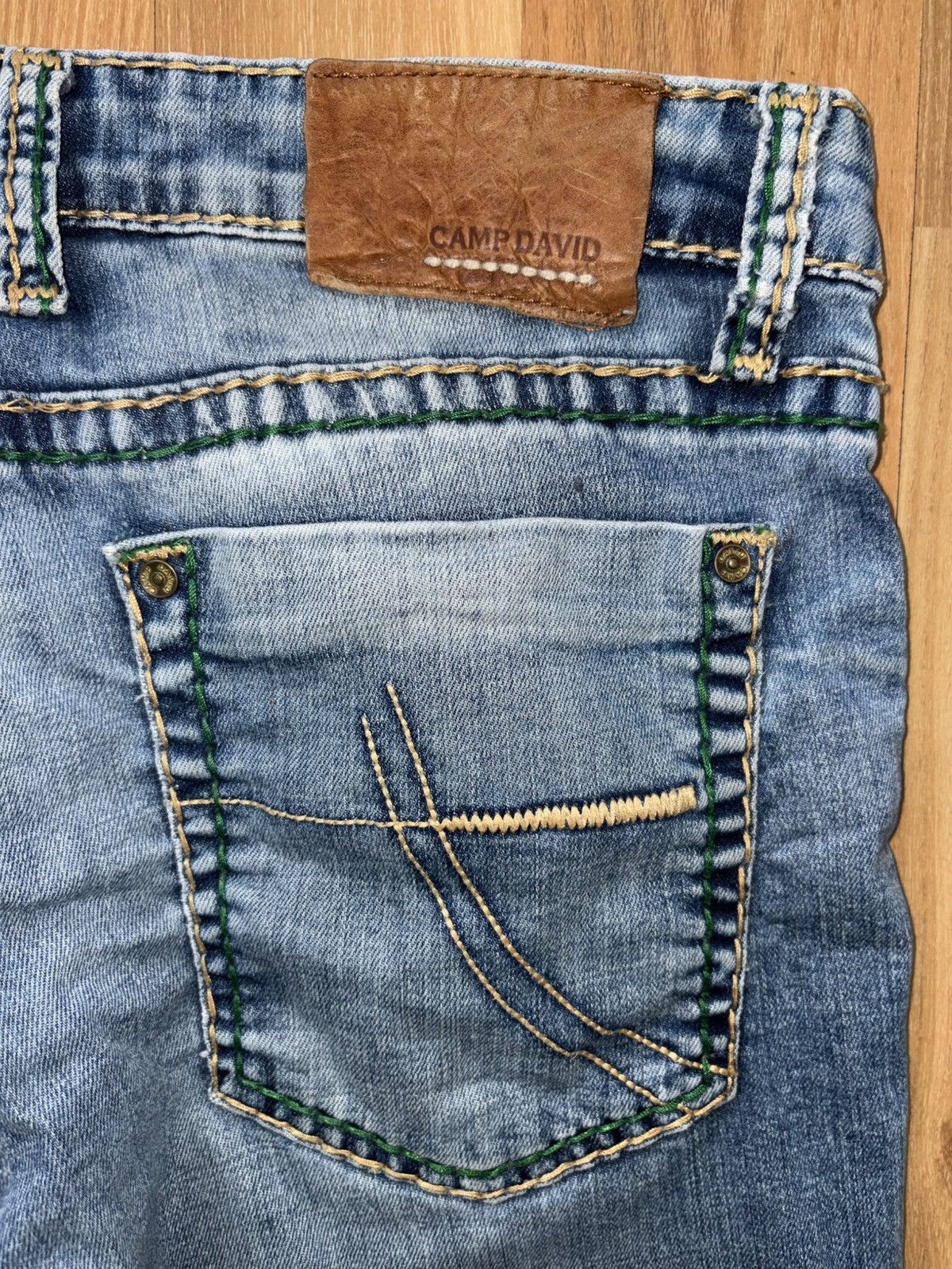 Camp David Camp David 33x34 streetwear true religion style jeans Size US 33 - 7 Thumbnail