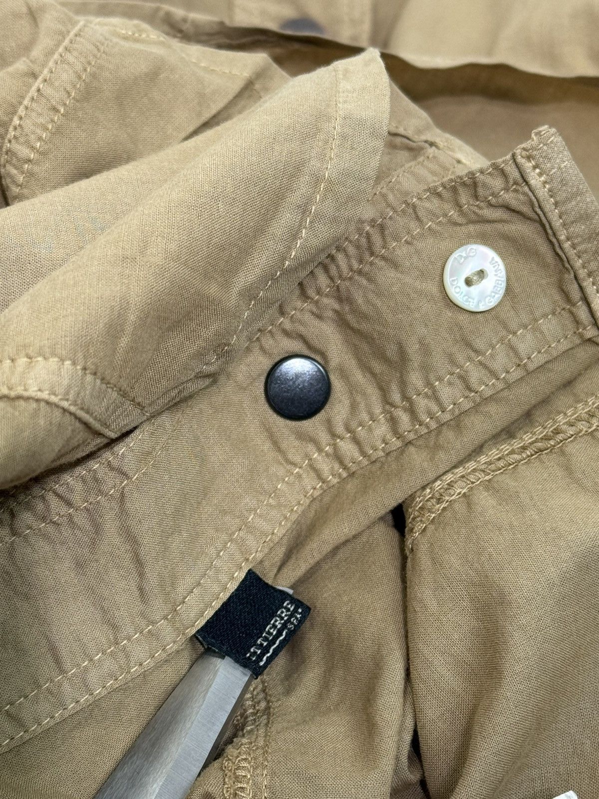 Dolce & Gabbana NWT Dolce & Gabbana 2003 Military Long Sleeve Button Up L Size L / US 10 / IT 46 - 15 Thumbnail