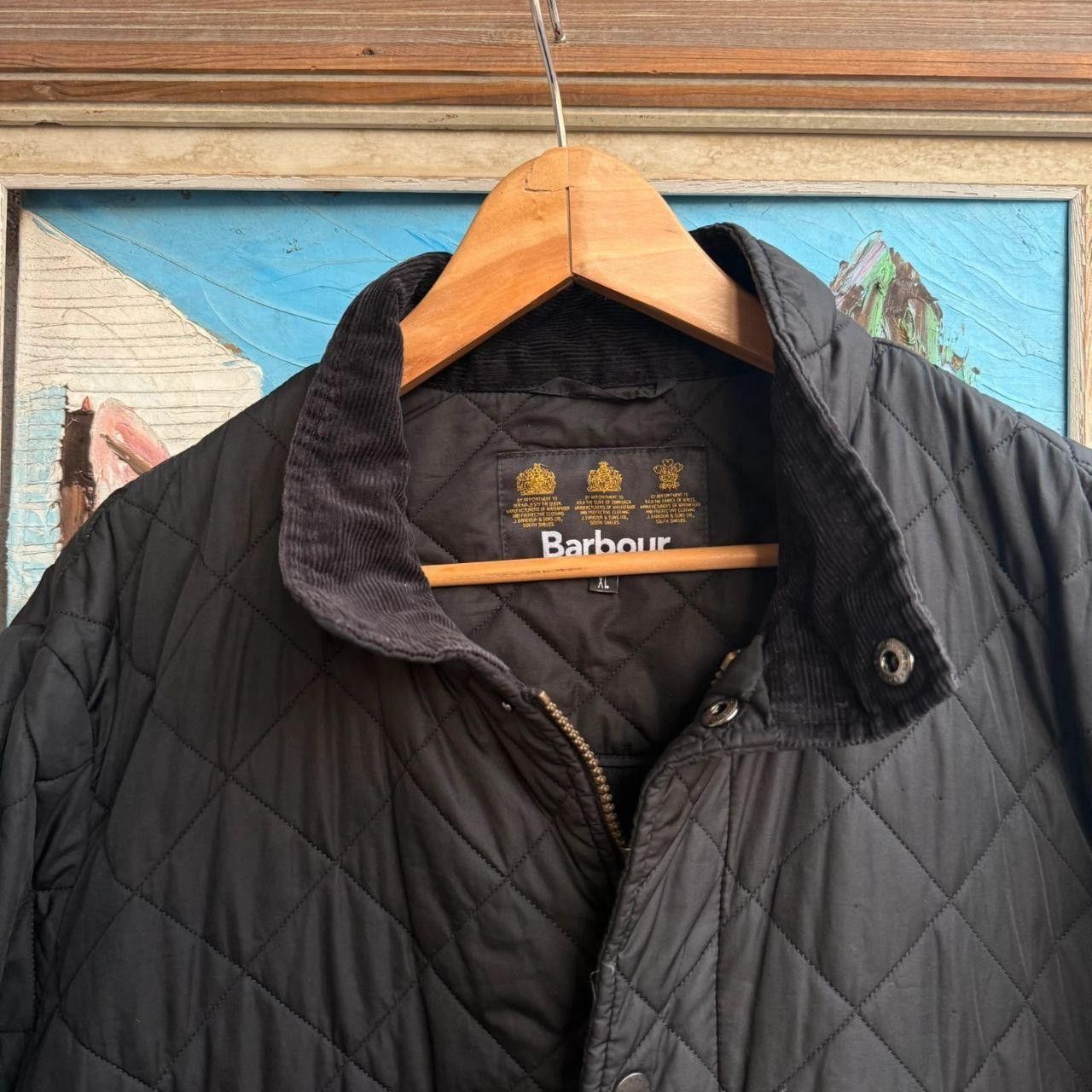 Barbour Barbour Quillted Jacket Black Mens Size US L / EU 52-54 / 3 - 5 Thumbnail