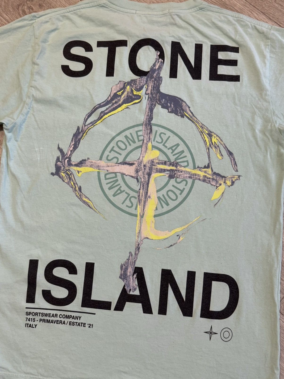Stone Island 🔷Stone Island Big logo T-shirt🔷 Size US S / EU 44-46 / 1 - 11 Thumbnail