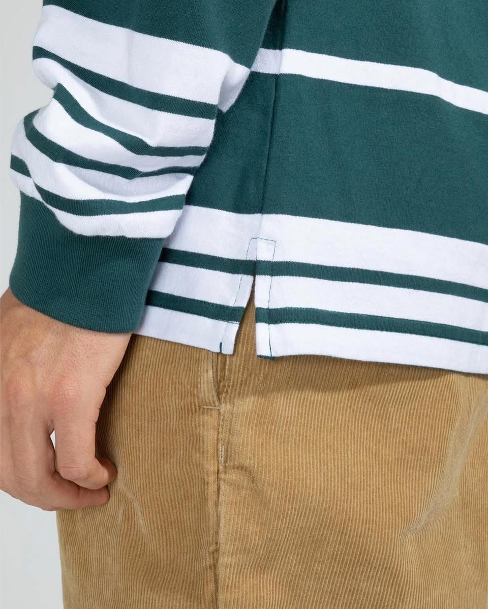 Adsum Adsum FW19 Long Sleeve Custom Stripe Shirt (L) Dusty Green Size US L / EU 52-54 / 3 - 9 Thumbnail