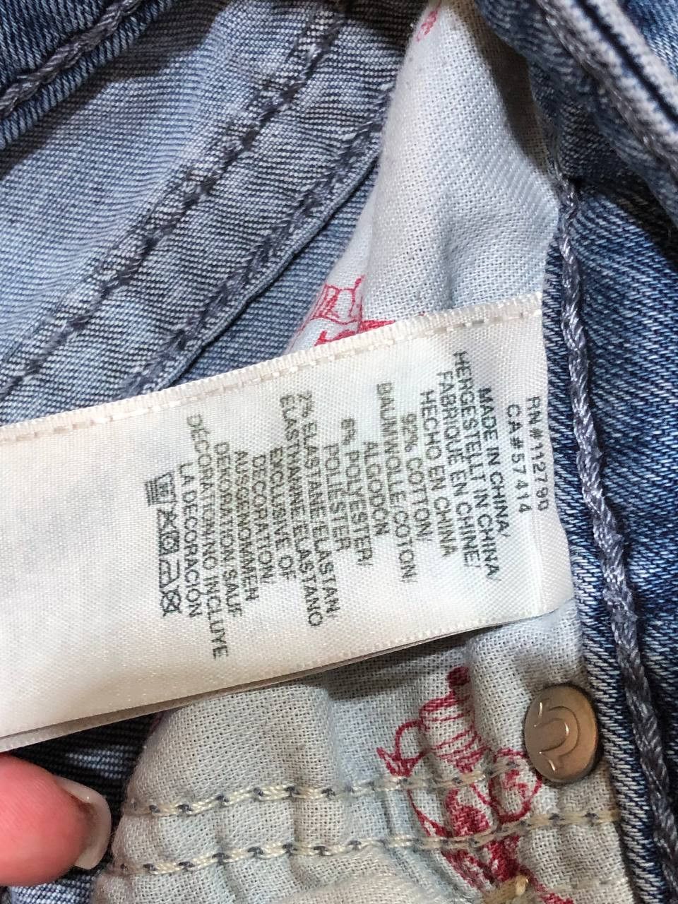 True Religion Y2K vintage true religion jeans denim Streetwear Size 26" / US 2 / IT 38 - 5 Thumbnail