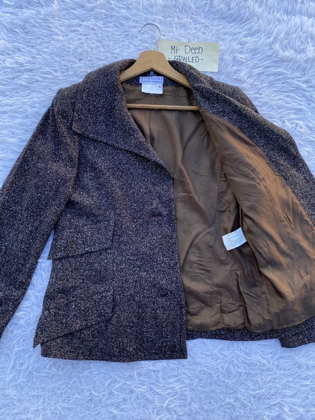 Givenchy Rare Vintage GIVENCHY Wool Jacket Size M / US 6-8 / IT 42-44 - 9 Thumbnail