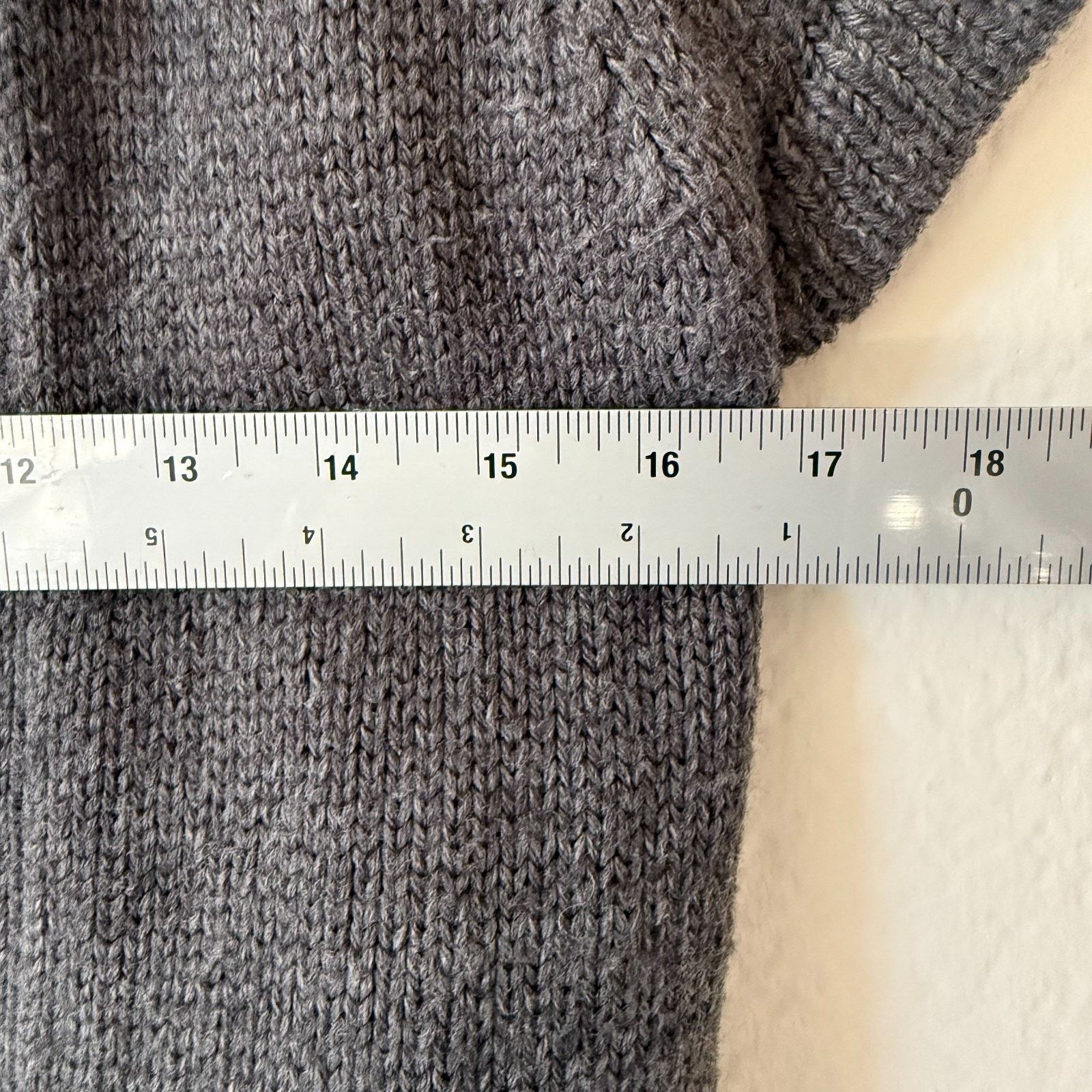 Missguided Hooked Up by IOT Short Sleeve Cowl Neck Cardigan Gray M Size M / US 6-8 / IT 42-44 - 3 Thumbnail
