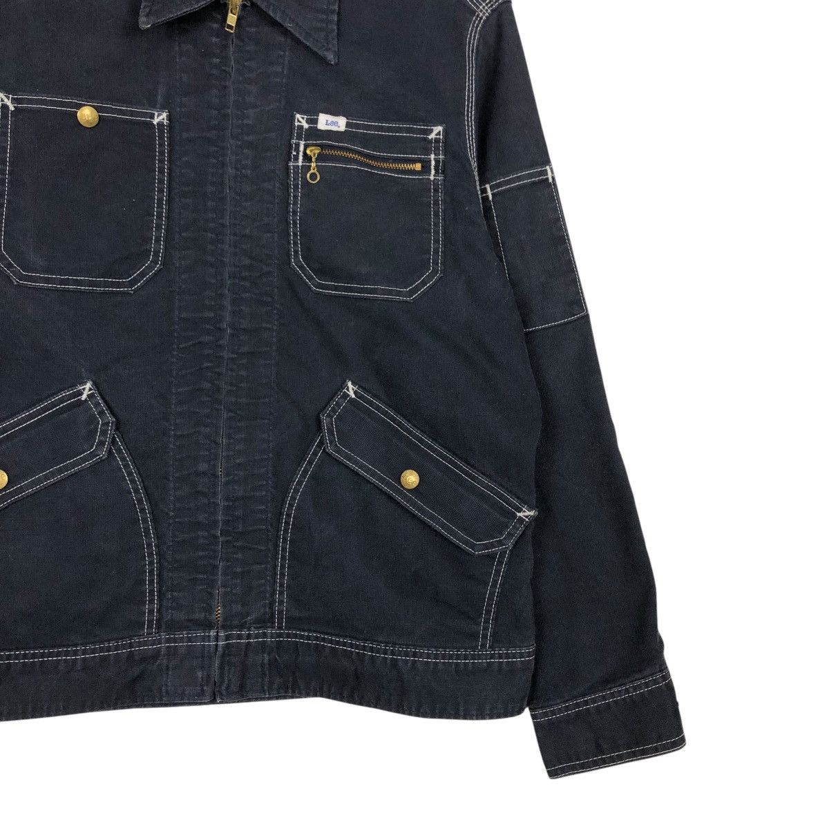 Lee 🔥VINTAGE CHORE ZIPPER JACKET LEE KANSAS USA EST 1889 Size US M / EU 48-50 / 2 - 7 Thumbnail