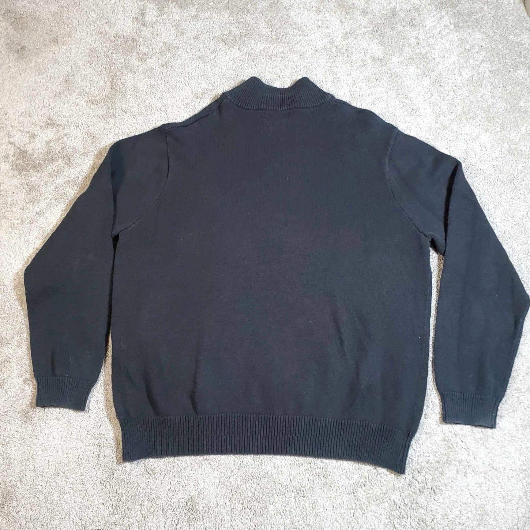Ralph Lauren VINTAGE Polo Ralph Lauren Quarter Zip USA FLAG Embroidered Sweater 2XLT Black Mens XL Big & Tall Polo USA Flag Embroidered Pullover Vintage Rare Size US XXL / EU 58 / 5 - 6 Thumbnail