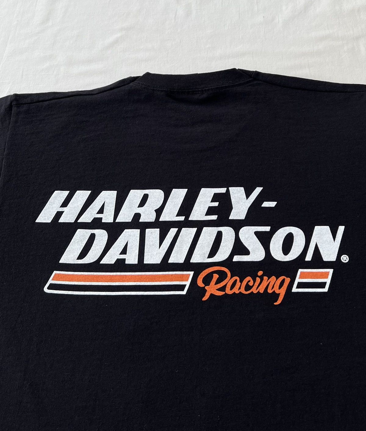 Harley Davidson Vintage 2000s Harley Davidson Racing Motorcycle T-shirt Size US M / EU 48-50 / 2 - 10 Thumbnail
