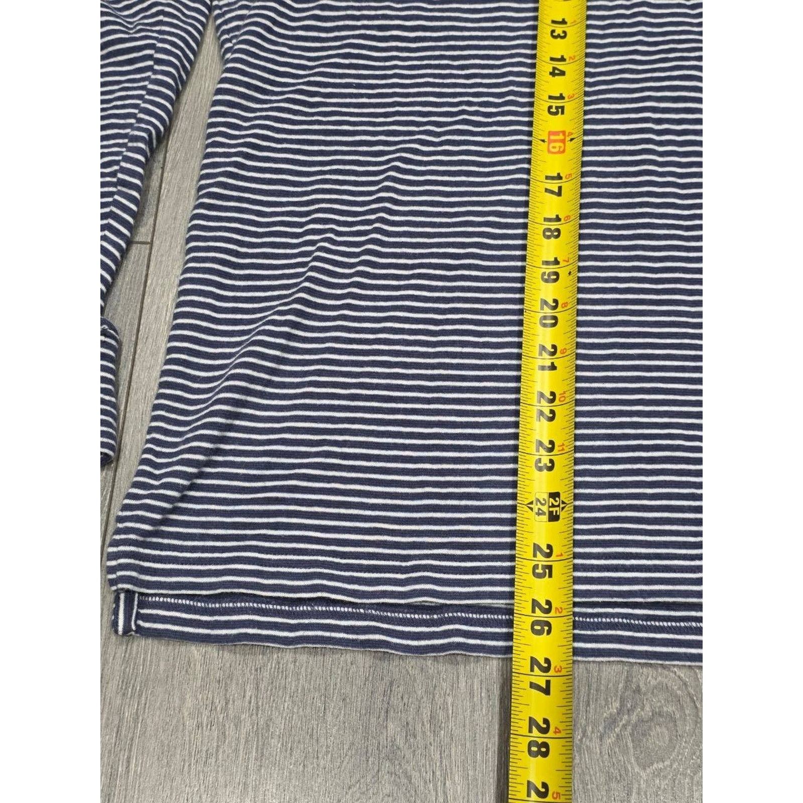 Faherty FAHERTY Luxembourg Shirt Navy Cream Stripe L A003339 Size US L / EU 52-54 / 3 - 4 Thumbnail