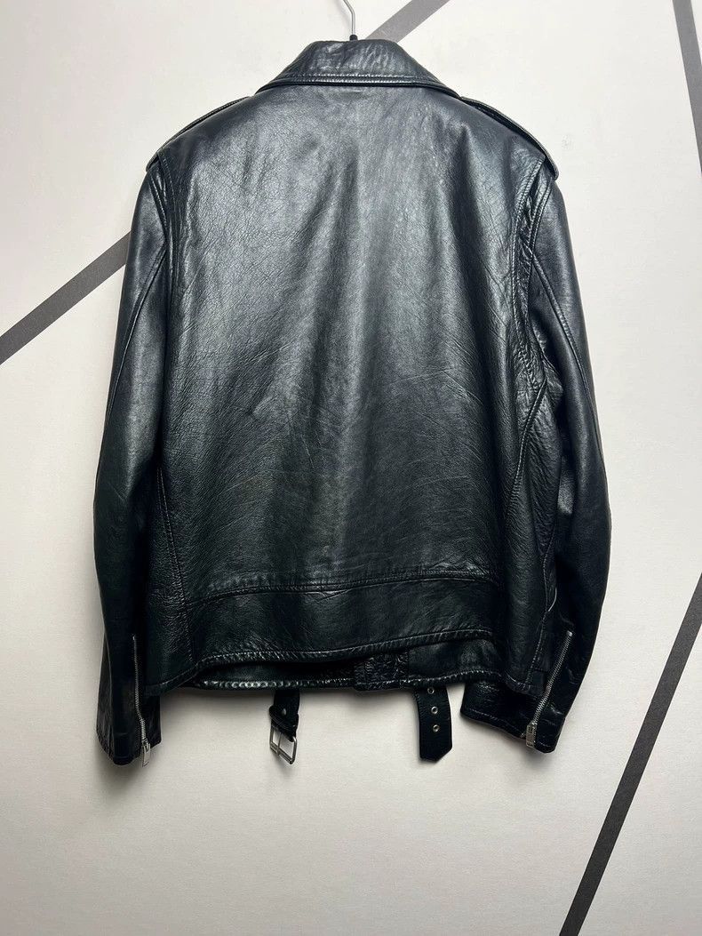 Saint Laurent Paris Saint Laurent Black Leather Biker Jacket-2507 Size US XXL / EU 58 / 5 - 2 Thumbnail