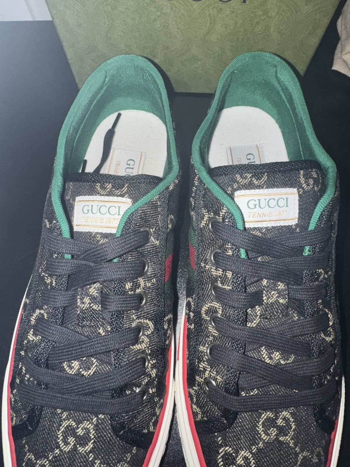 Designer × Gucci Gucci Tennis 1977 GG Logo Sneakers size 7+ - US 10 Size US 10 / EU 43 - 6 Thumbnail
