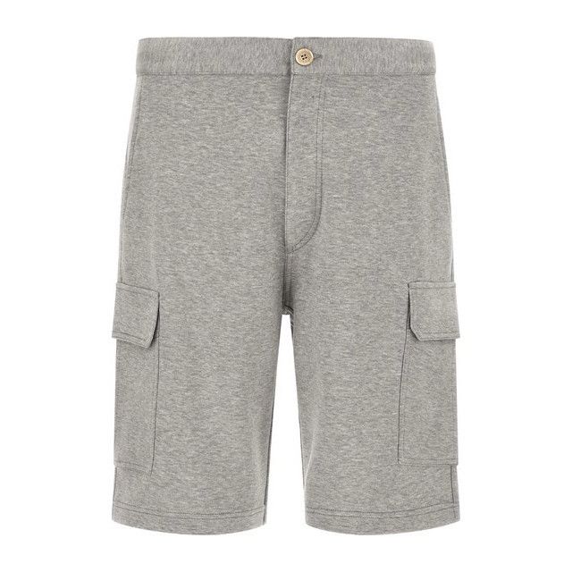 Brunello Cucinelli BRUNELLO CUCINELLI Gray Cargo Shorts New & Authentic (Men's Size US 36 / EU 52 - 1 Thumbnail