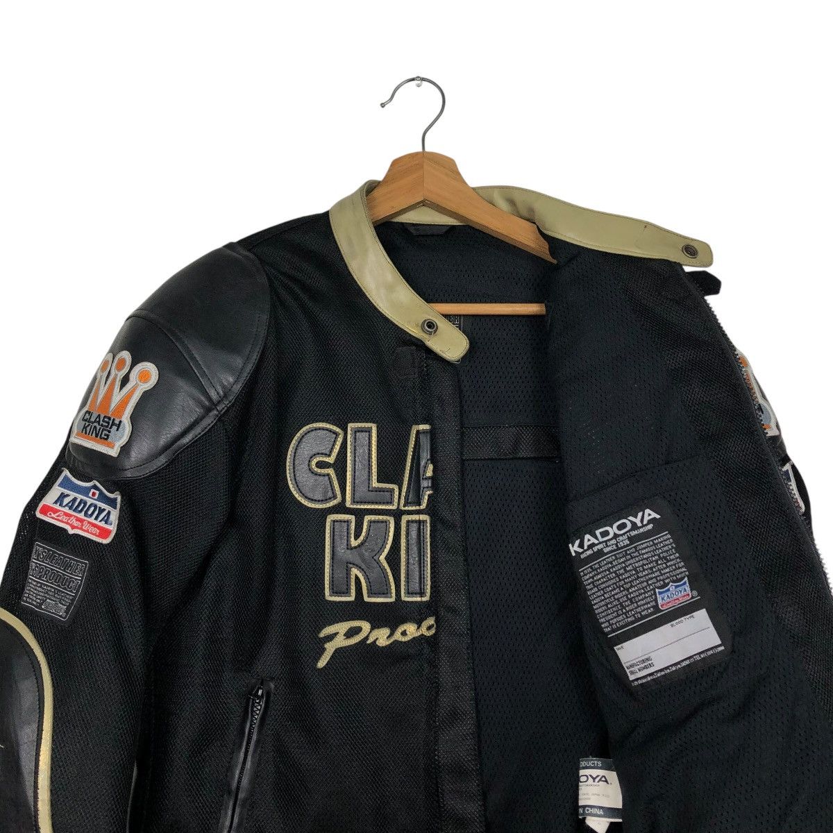 Kadoya 🔥KADOYA VINTAGE LEATHER JACKET BIKER BATTLESUIT CLASHKING Size US L / EU 52-54 / 3 - 14 Thumbnail