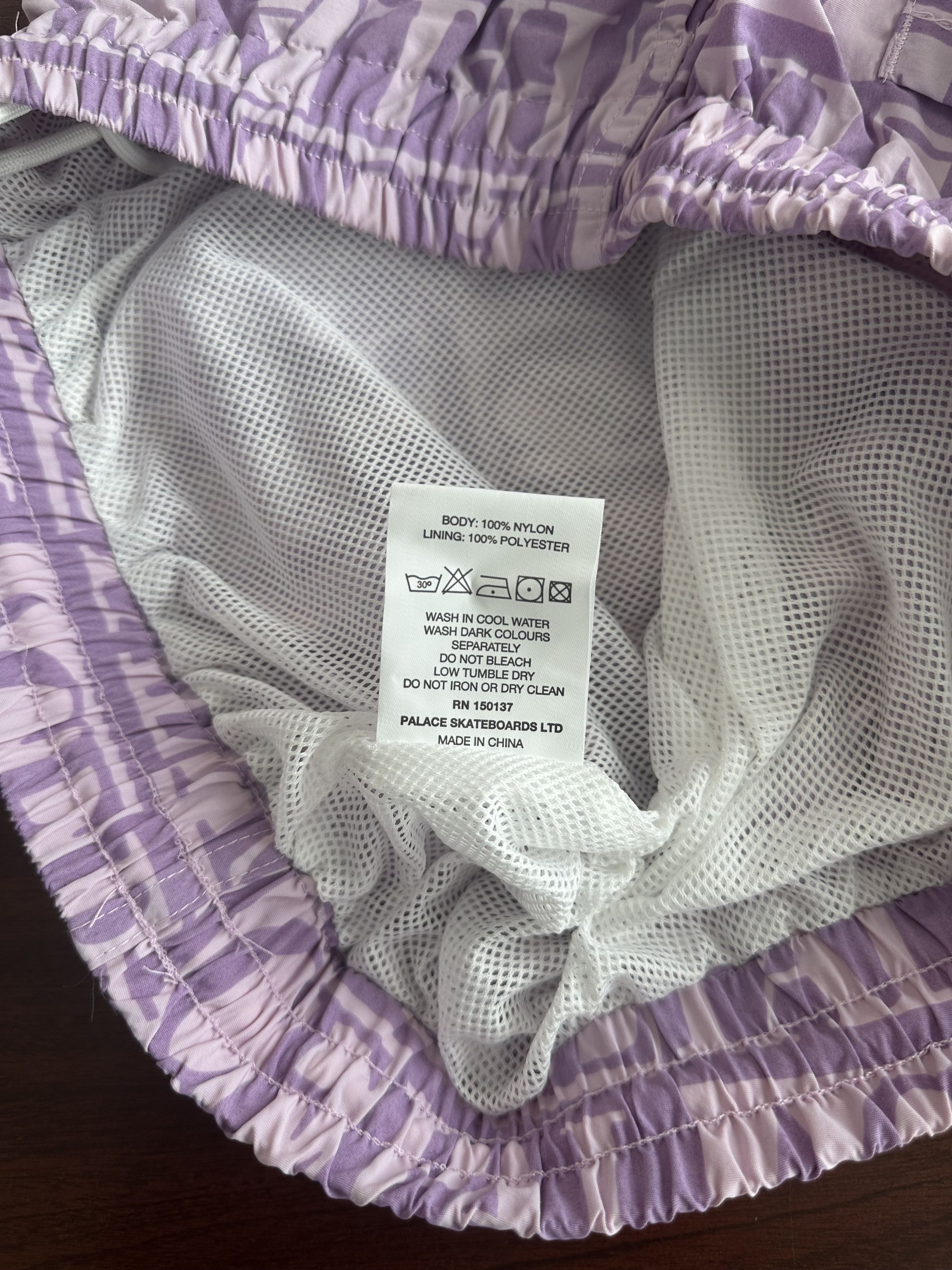 Palace Domino Print Swim Shorts (Lilac) Size US 30 / EU 46 - 5 Thumbnail
