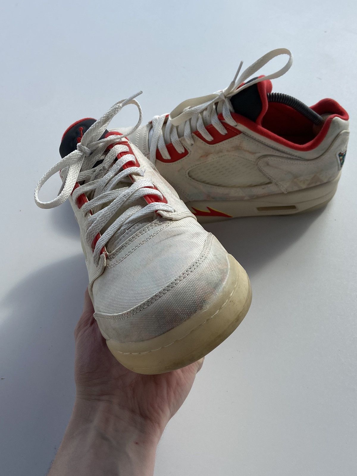 Jordan Brand Air Jordan 5 Retro Low Beige DD2240-100 Size US 9.5 / EU 42-43 - 16 Thumbnail