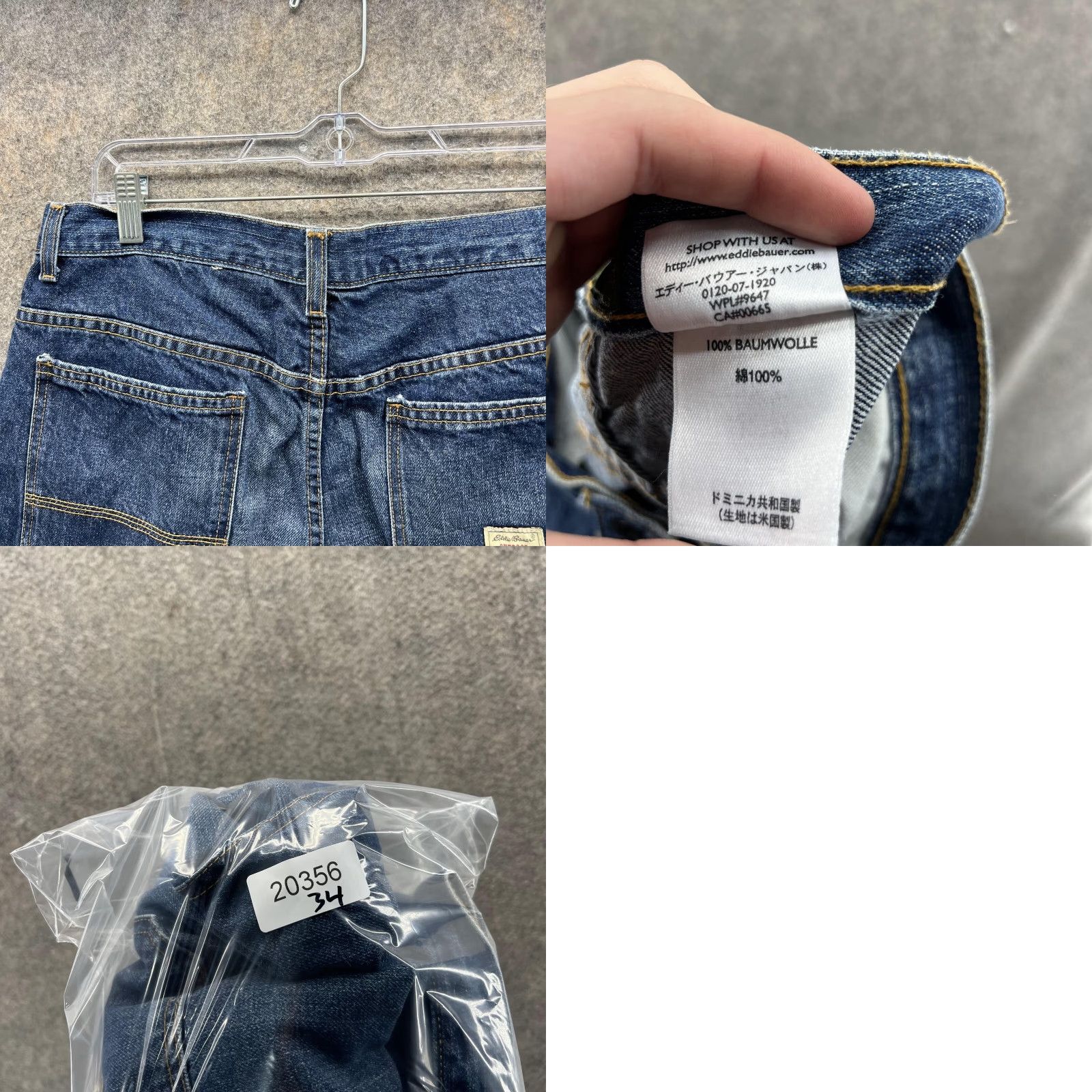 Eddie Bauer VINTAGE Eddie Bauer Jean Shorts Men 34 Blue Denim Casual Hip Hop Jorts Bermuda 5-Pocket Design Baggy 34 Mens Regular Denim Size US 34 / EU 50 - 9 Thumbnail