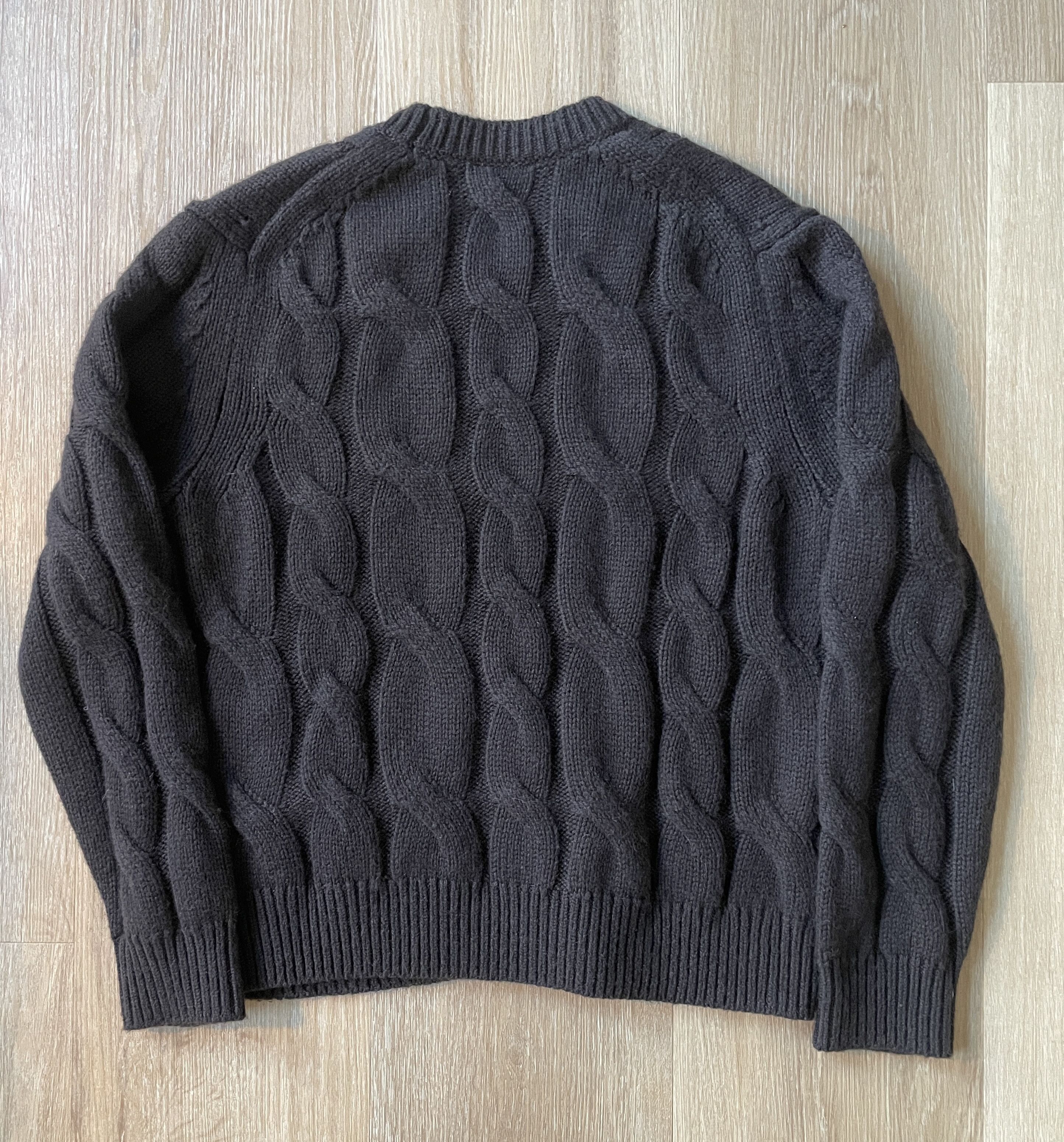 Cos Cable Knit Wool Crewneck Size US M / EU 48-50 / 2 - 2 Thumbnail