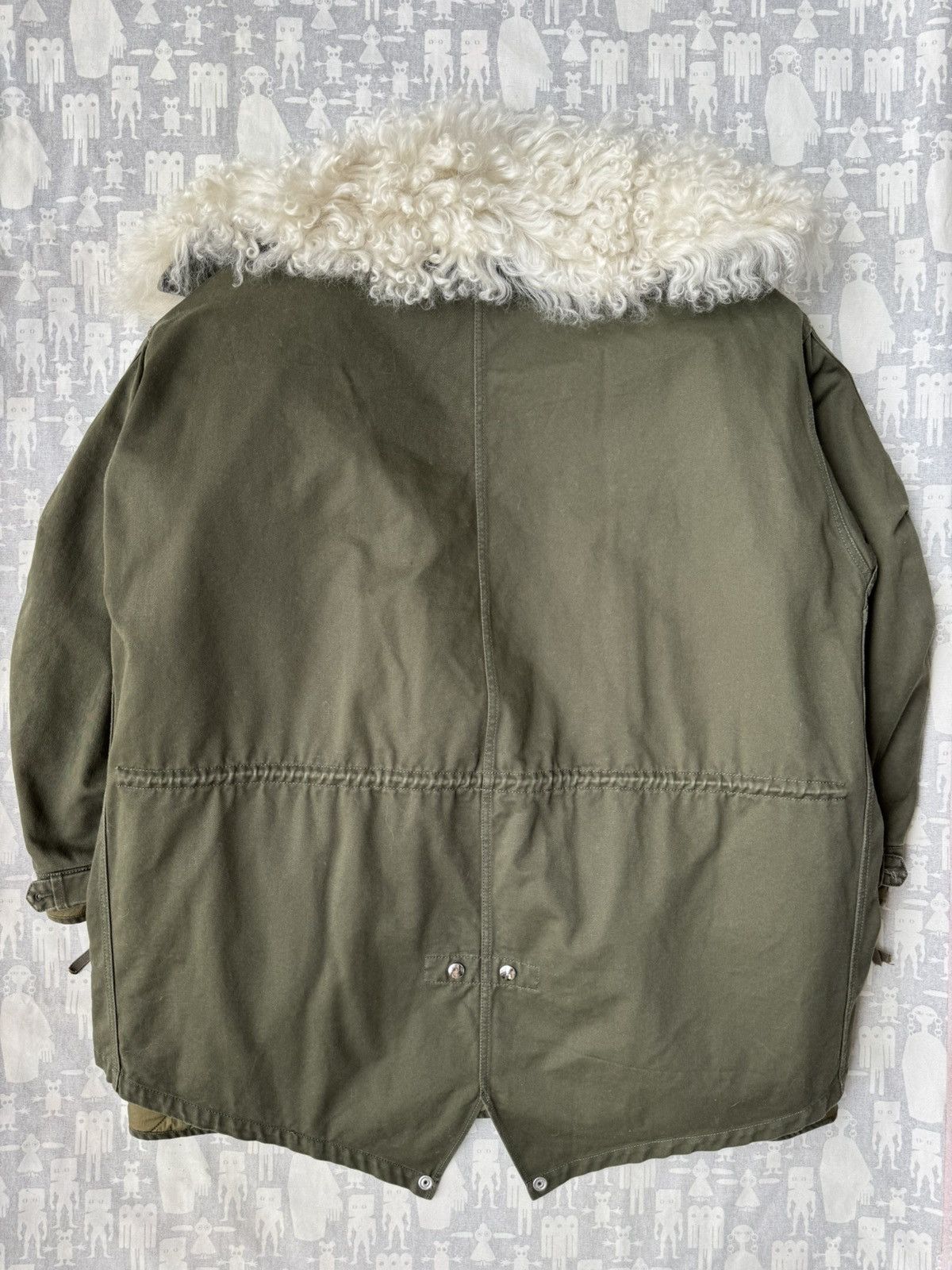 Balenciaga Balenciaga AW16 Aviator Lamb Fur Military Oversized Parka Size US M / EU 48-50 / 2 - 9 Thumbnail