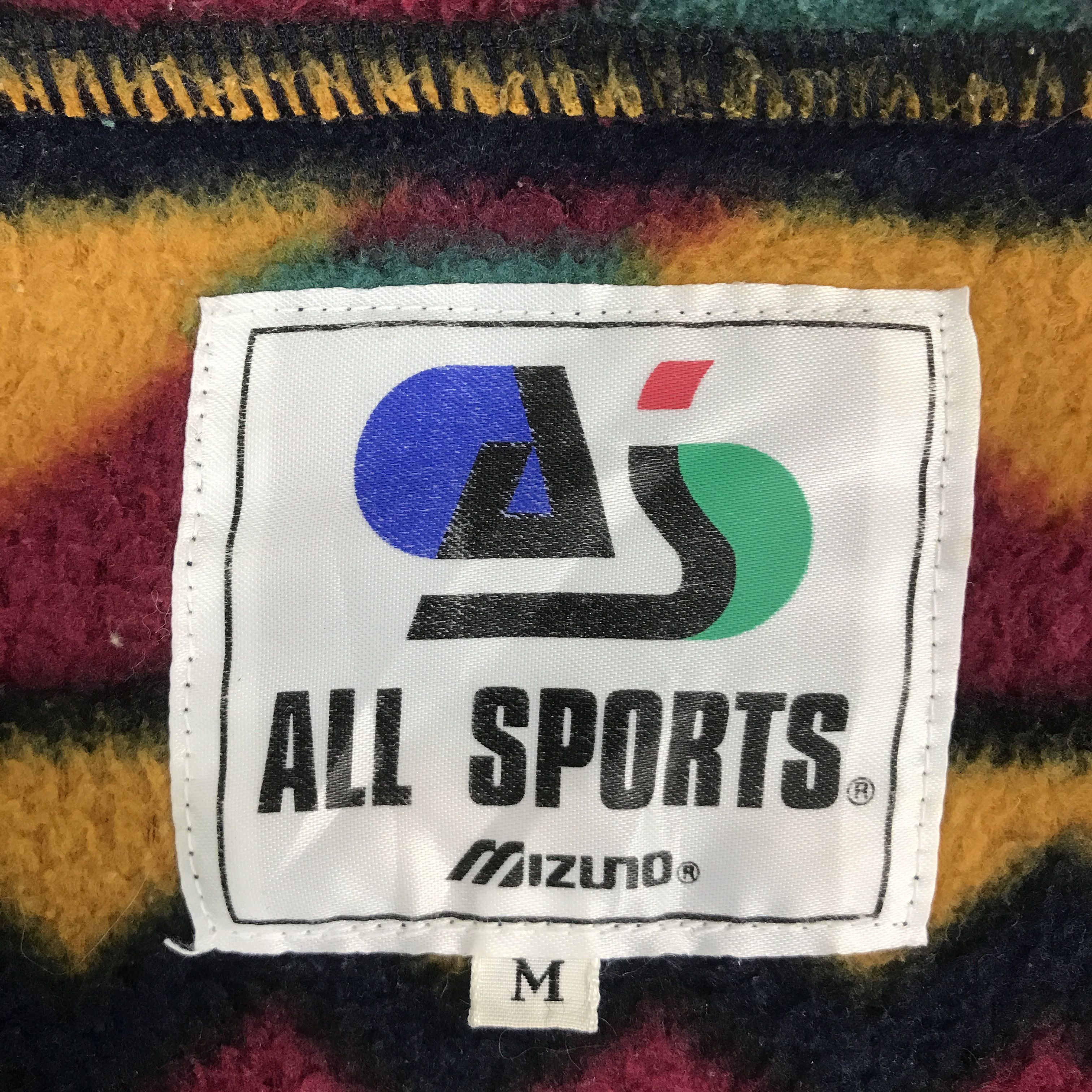 Japanese Brand × Mizuno NAVAJO MIZUNO X ALL SPORTS ZIPPER JACKET Size US M / EU 48-50 / 2 - 11 Thumbnail