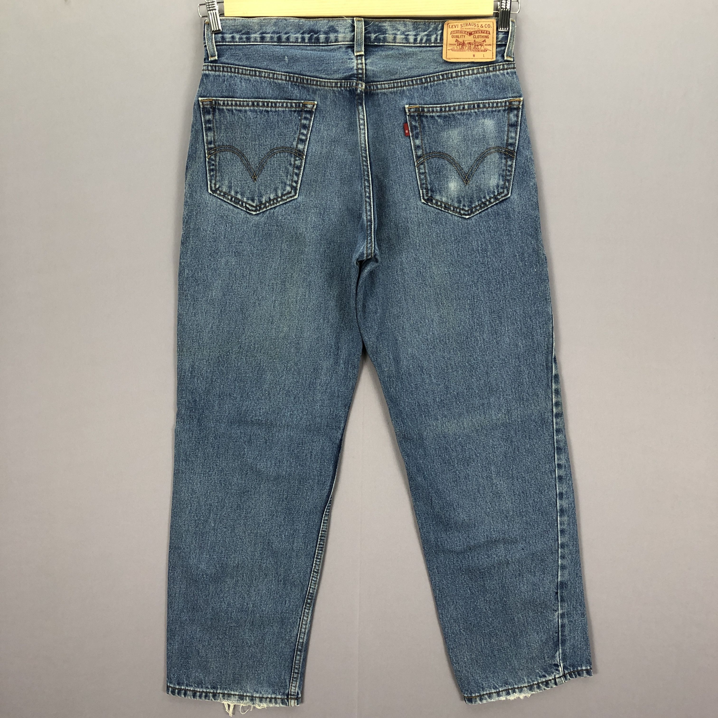 Levi's Vintage Y2K Levis 550 Stone Wash Jeans Levi's Faded Denim Size US 34 / EU 50 - 2 Thumbnail
