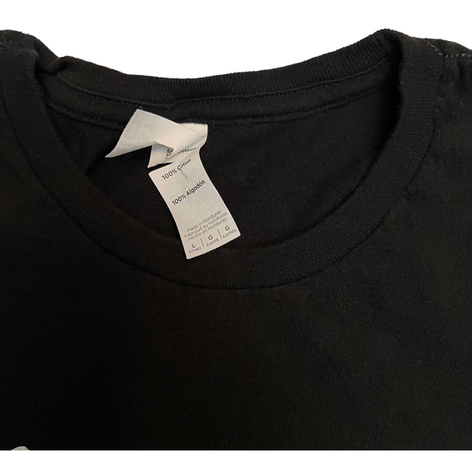 Other Peeking Cat Meow Black T-Shirt LA POP ART Women's Word Art Size L / US 10 / IT 46 - 5 Thumbnail
