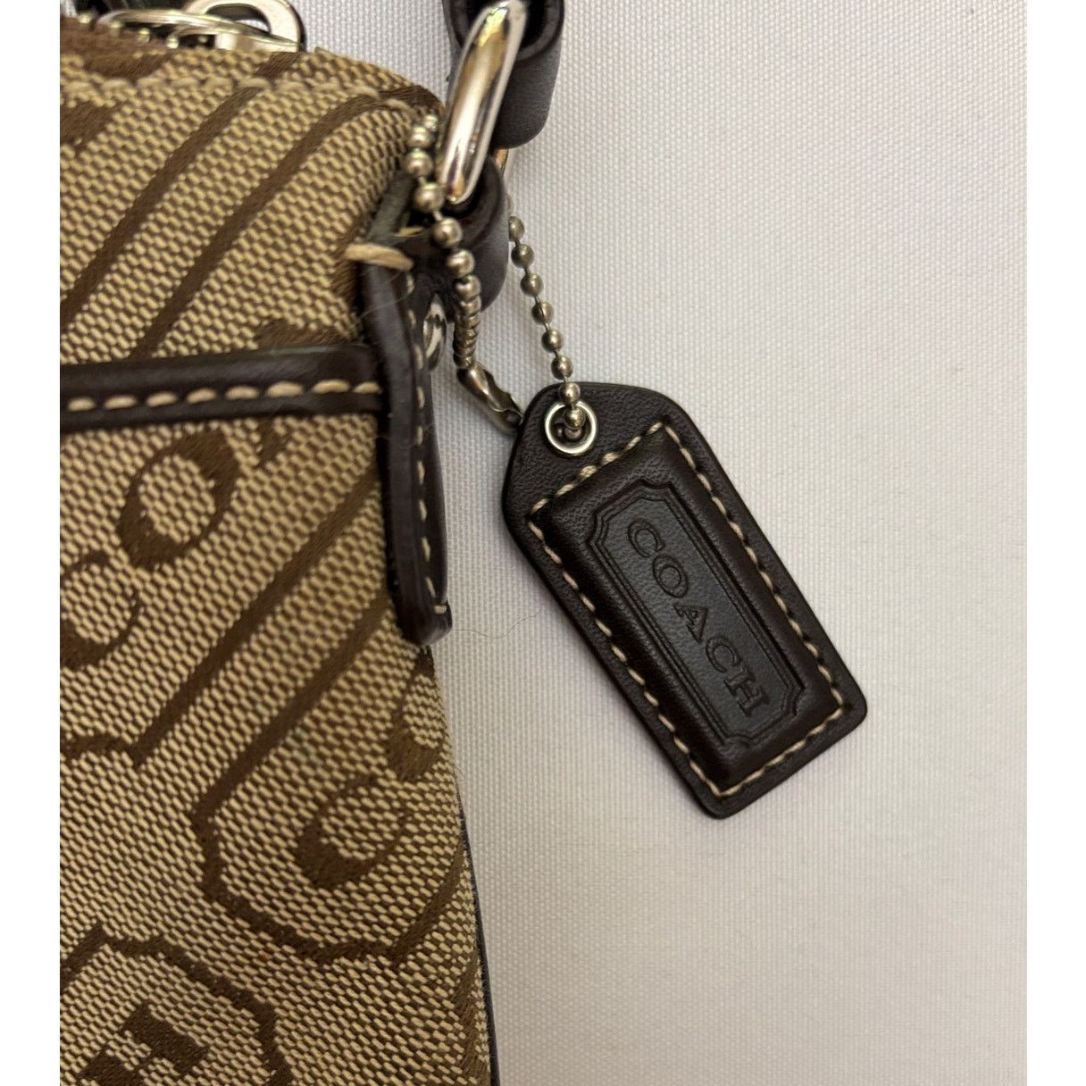 Coach COACH Signature Stripe Adjustable Strap Crossbody Bag Purse Size ONE SIZE - 3 Thumbnail