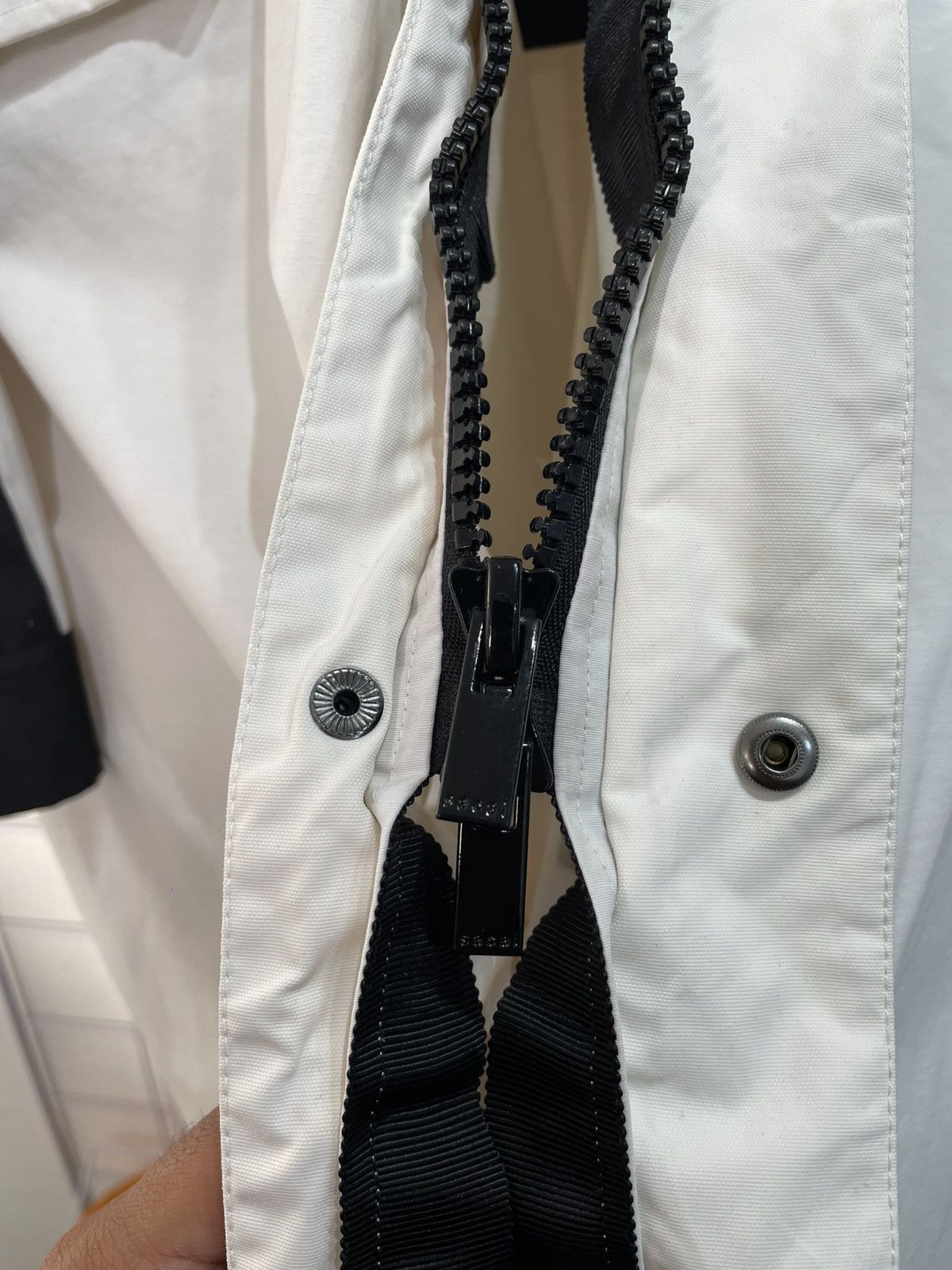 Sacai × The North Face Sacai X The North Face White Parka Size US M / EU 48-50 / 2 - 8 Thumbnail
