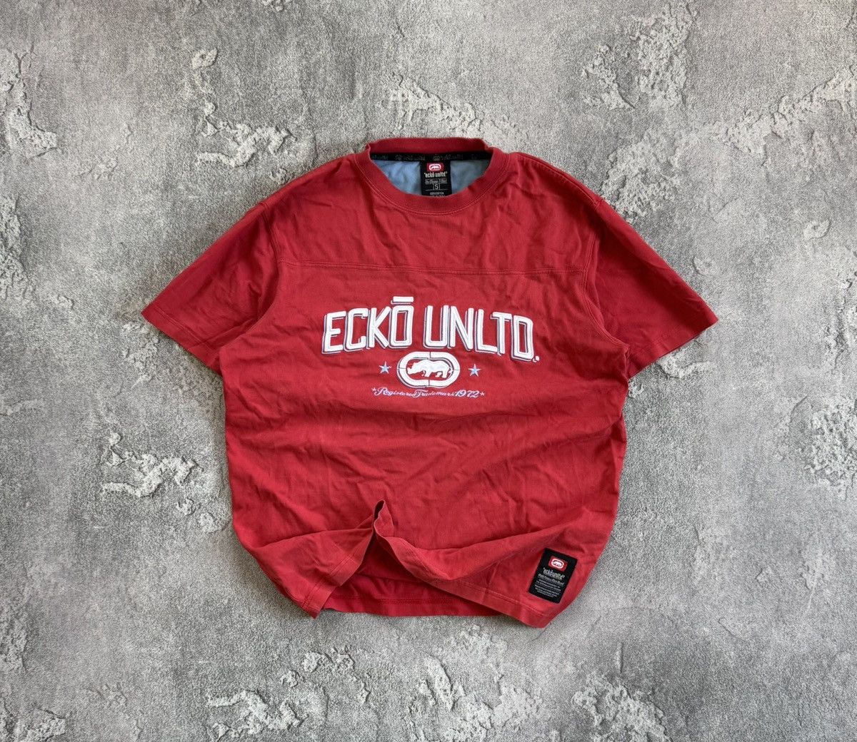 Ecko Unltd. × Vintage Ecko Unltd S big logo tee T-shirt RAP HipHop MMA sk8 Y2K 90s Size US S / EU 44-46 / 1 - 1 Thumbnail