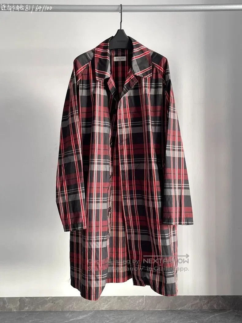 Dries Van Noten Dries Van Noten AW08 Plaid Trench Coat. Size US L / EU 52-54 / 3 - 1 Thumbnail