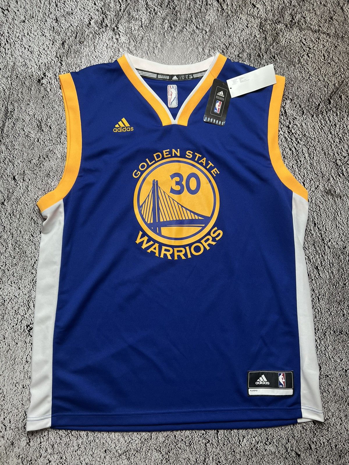 Adidas NWT‼️Golden State Warriors NBA Stephen Curry adidas jersey Size US L / EU 52-54 / 3 - 1 Thumbnail