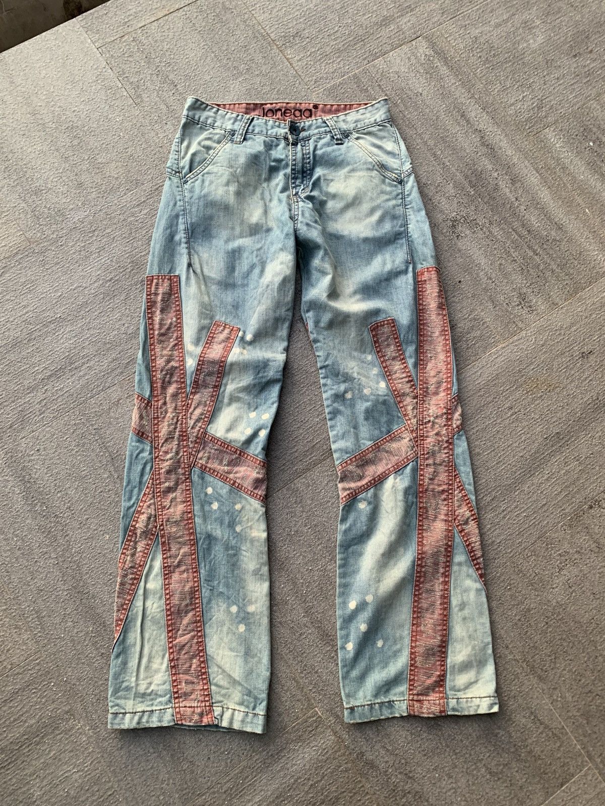 Japanese Brand Joneaa Art Jeans Pants Size US 30 / EU 46 - 2 Thumbnail