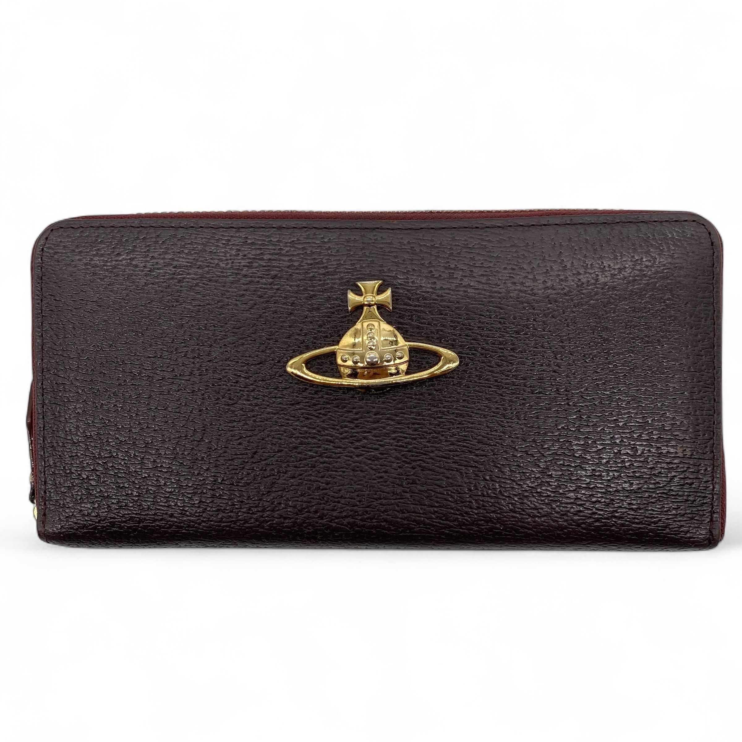 Vivienne Westwood Vivienne Westwood ORB Long Wallet Round Zip Size ONE SIZE - 1 Thumbnail