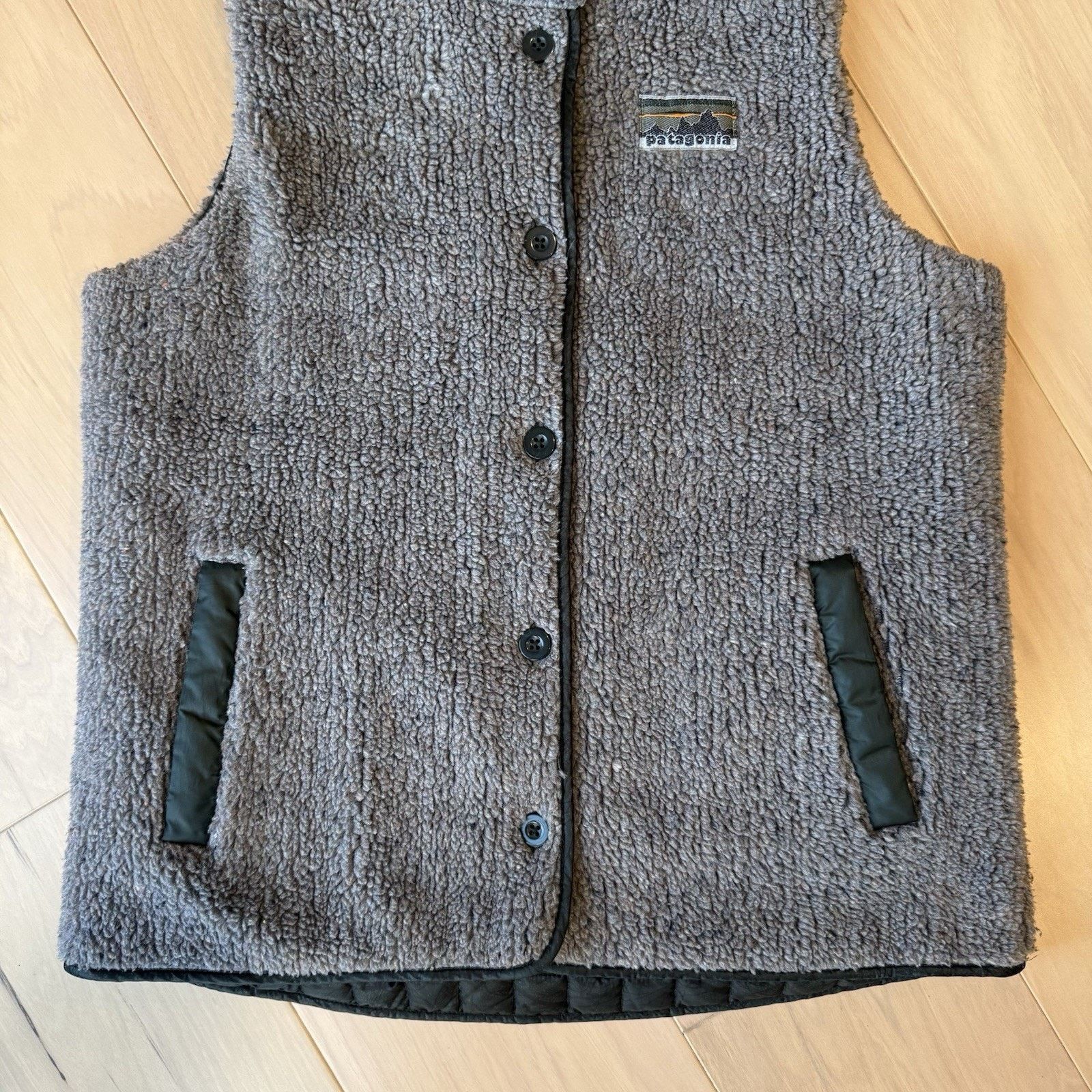 Patagonia Patagonia Recycled Down Fleece Vest Women's M Gray Pile Size M / US 6-8 / IT 42-44 - 4 Thumbnail