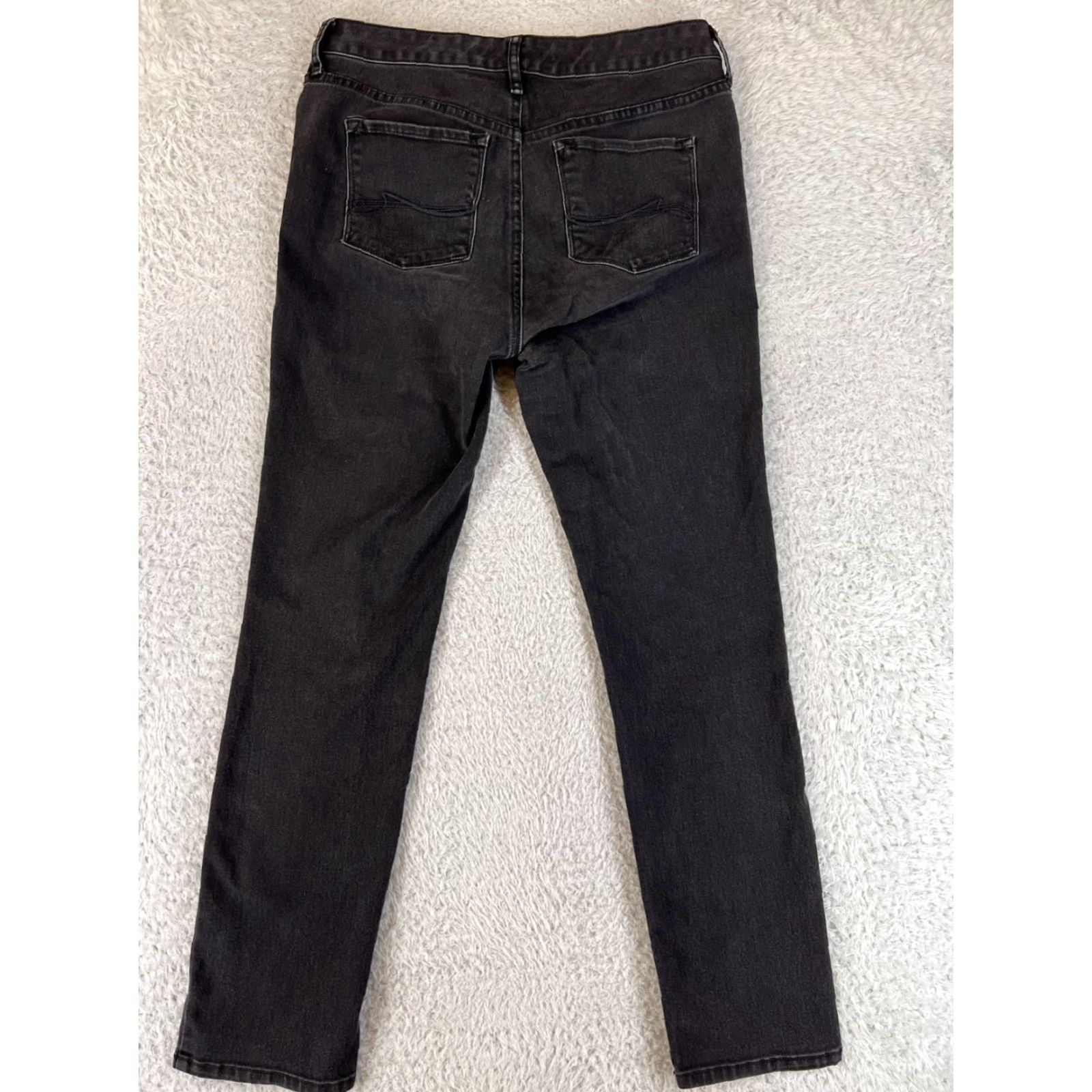 Gloria Vanderbilt Gloria Vanderbilt Jeans Adult 6 Black Straight Denim Zip Fly Womens Size 28" / US 6 / IT 42 - 2 Thumbnail