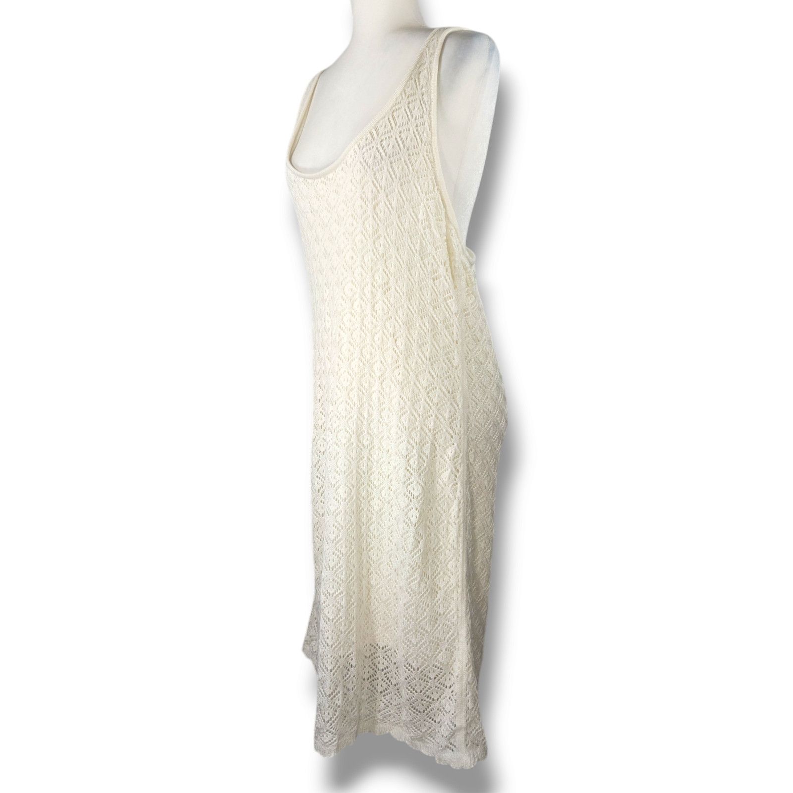 Madden NYC Steve Madden NYC Crochet Lined Midi Dress Crisscross XXXL Size 3XL / US 20-22 - 1 Thumbnail