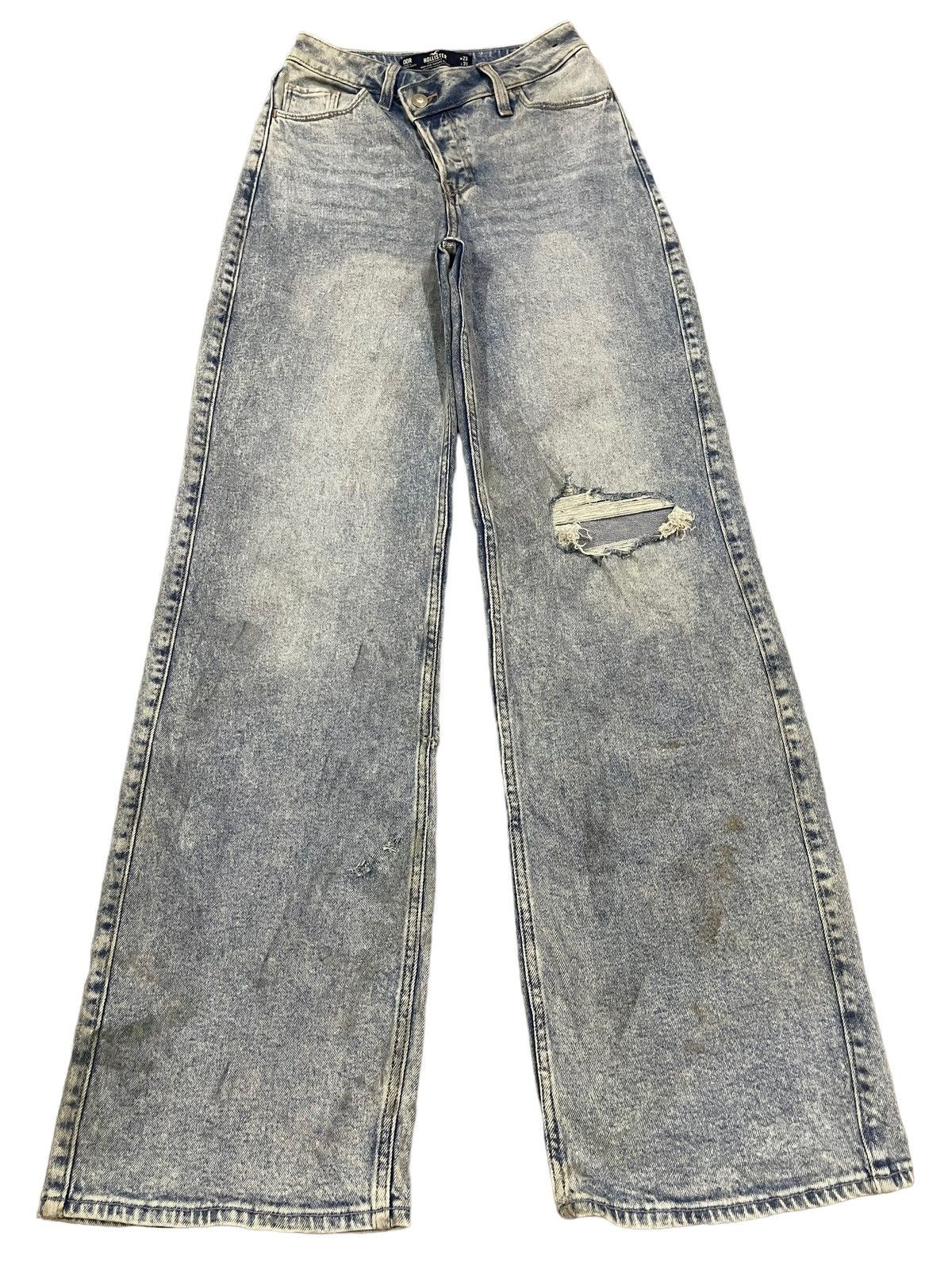 Japanese Brand Vintage Japanese Brand Blue Wash Style Baggy Jeans Size 24" / US 00 / IT 34 - 1 Thumbnail