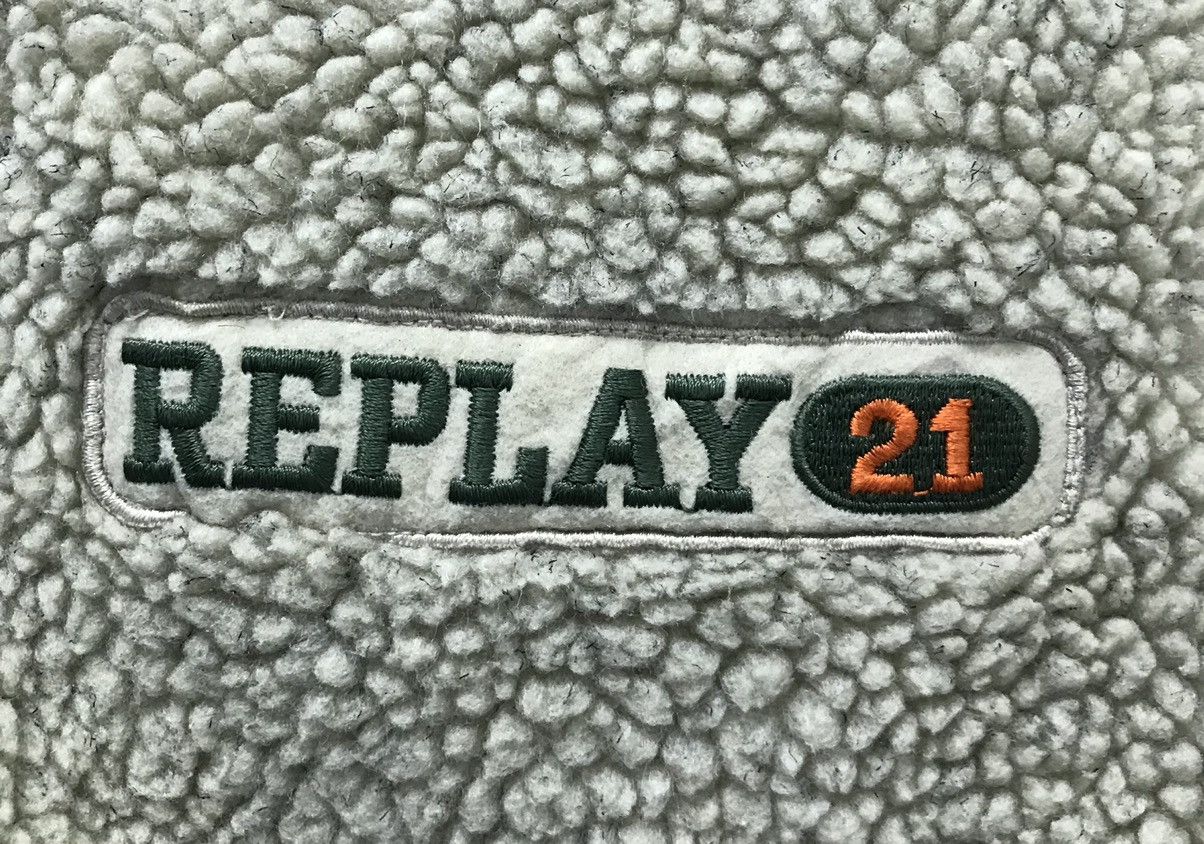 Replay × Vintage Vintage Sport Replay 21 Jacket Hoodie Size US L / EU 52-54 / 3 - 5 Thumbnail