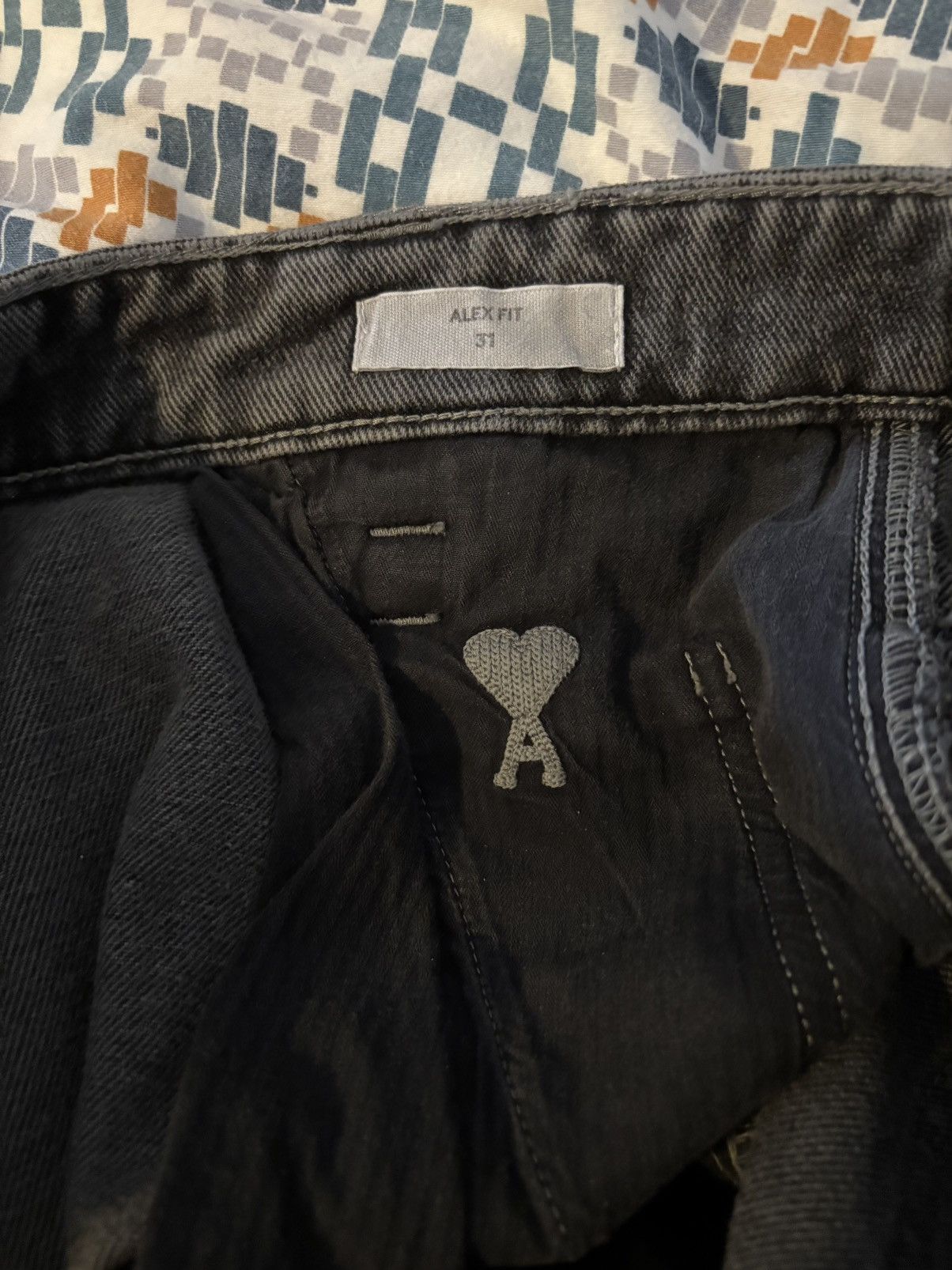 AMI AMI Paris Alex Fit Wide Leg Jeans Size US 31 - 5 Thumbnail