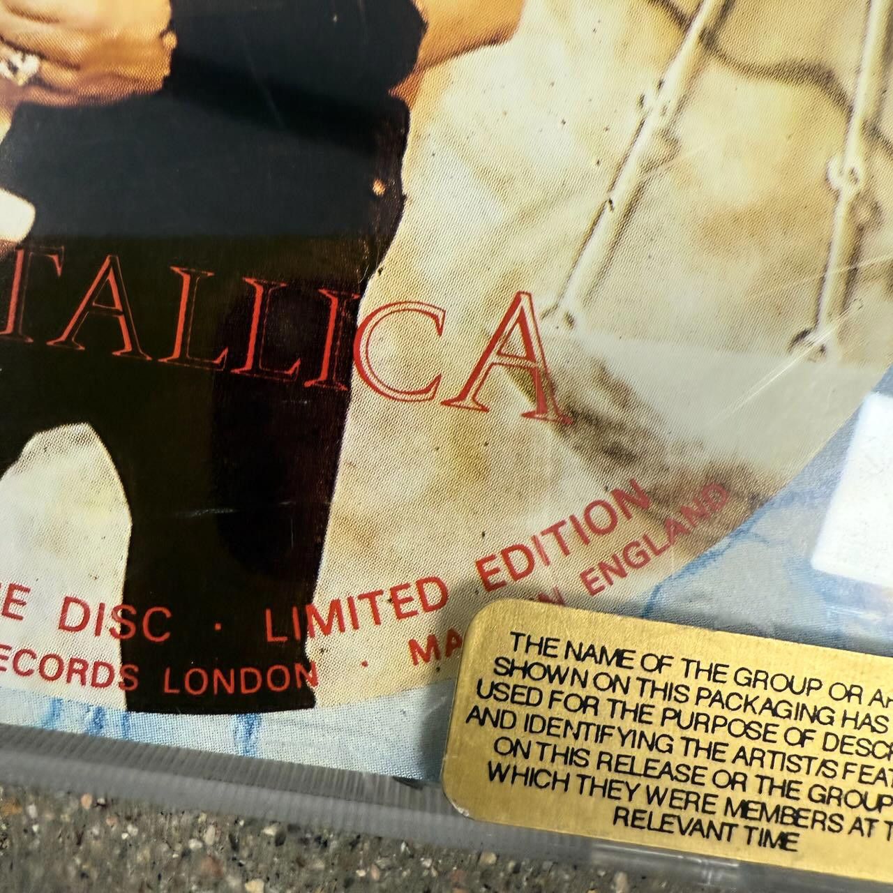 Designer RARE OoP Metallica Interview Picture Disc Ltd Ed Baktabak Size ONE SIZE - 5 Thumbnail