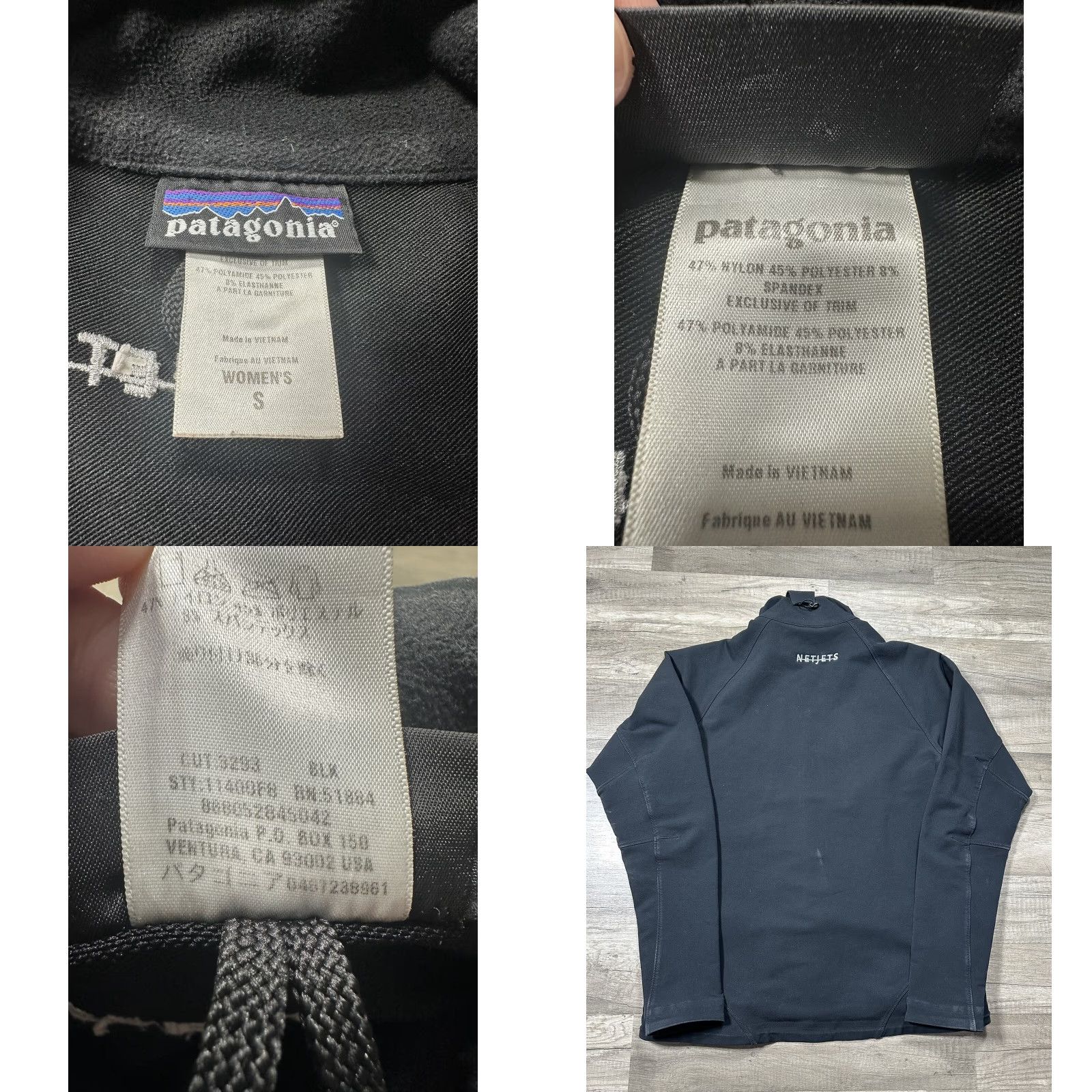 Patagonia VINTAGE Patagonia Jacket Women’s S Black Nylon Polyester Logo Pockets Outdoors Velvety? Size S / US 4 / IT 40 - 8 Thumbnail